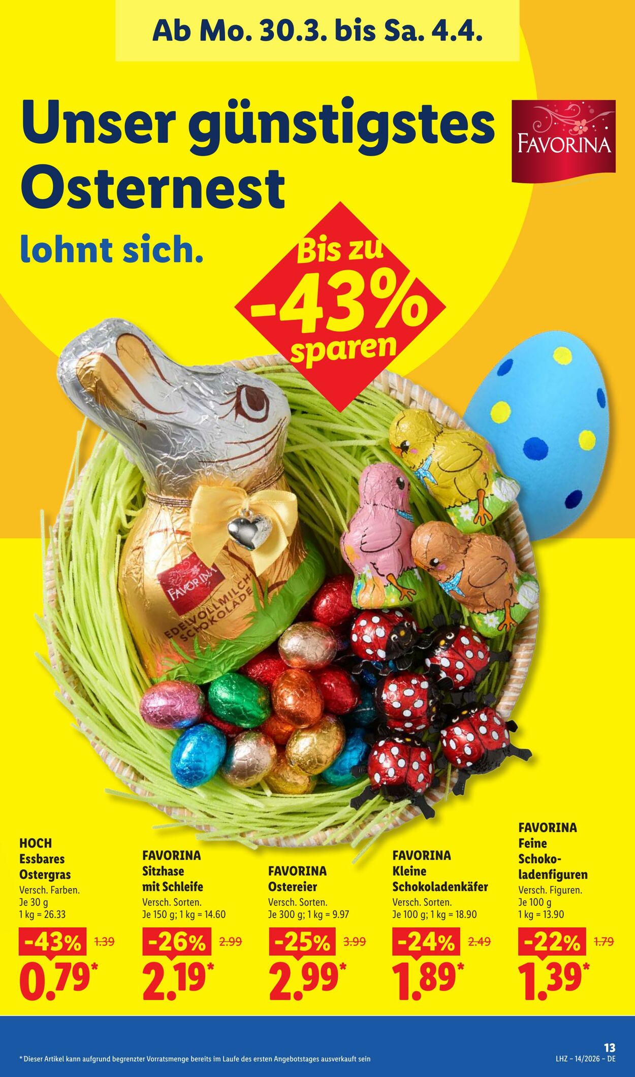 Prospekt Lidl 30.03.2026 - 04.04.2026