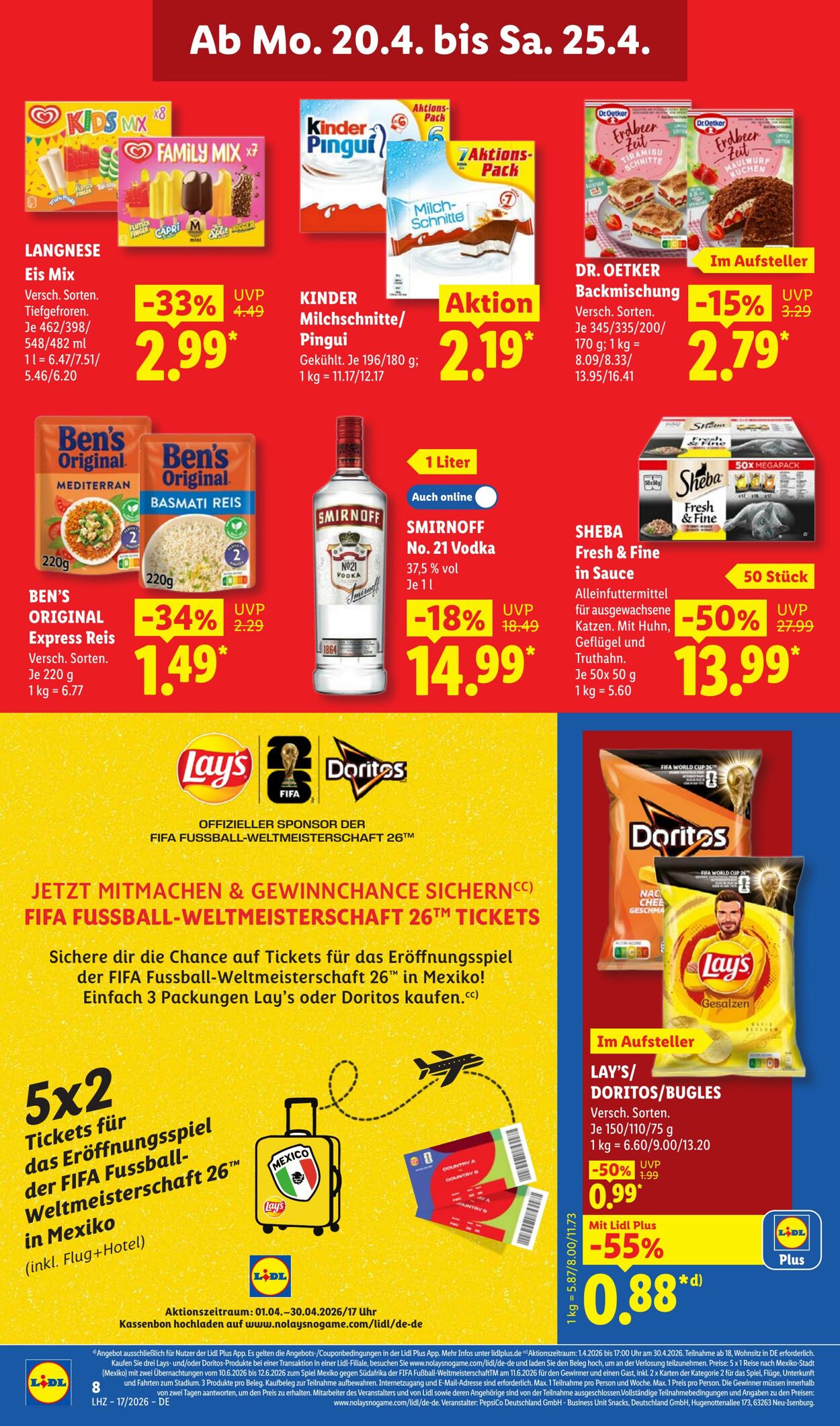 Prospekt Lidl 20.04.2026 - 25.04.2026