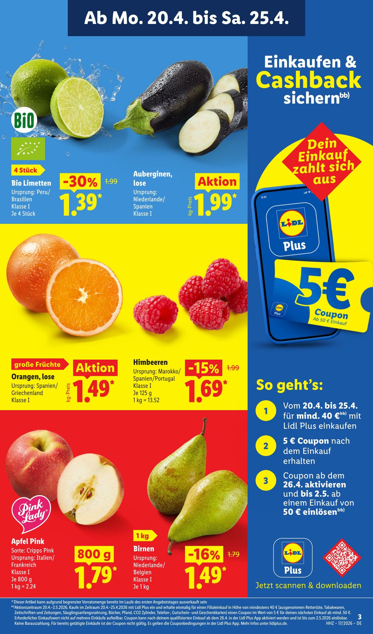Prospekt Lidl 20.04.2026 - 25.04.2026