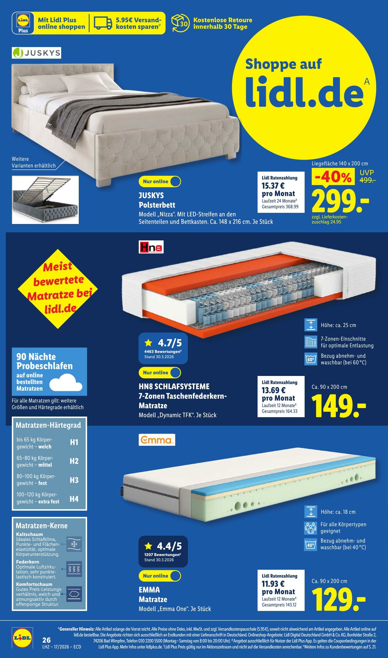 Prospekt Lidl 20.04.2026 - 25.04.2026