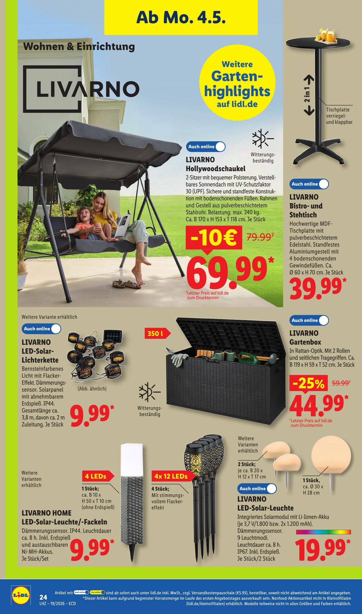 Prospekt Lidl 04.05.2026 - 09.05.2026