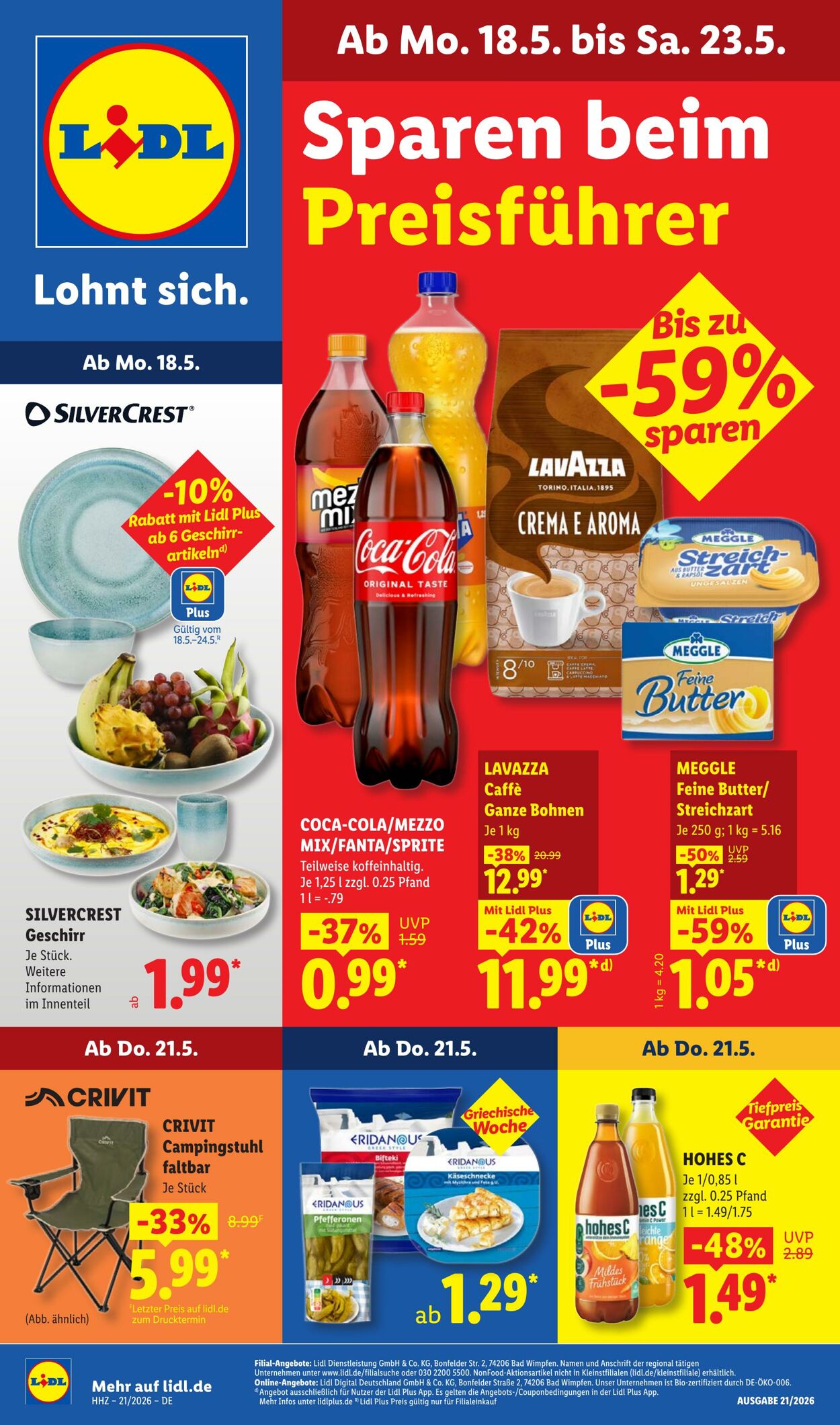Prospekt Lidl - Aktionsprospekt 18 Mai, 2026 - 23 Mai, 2026