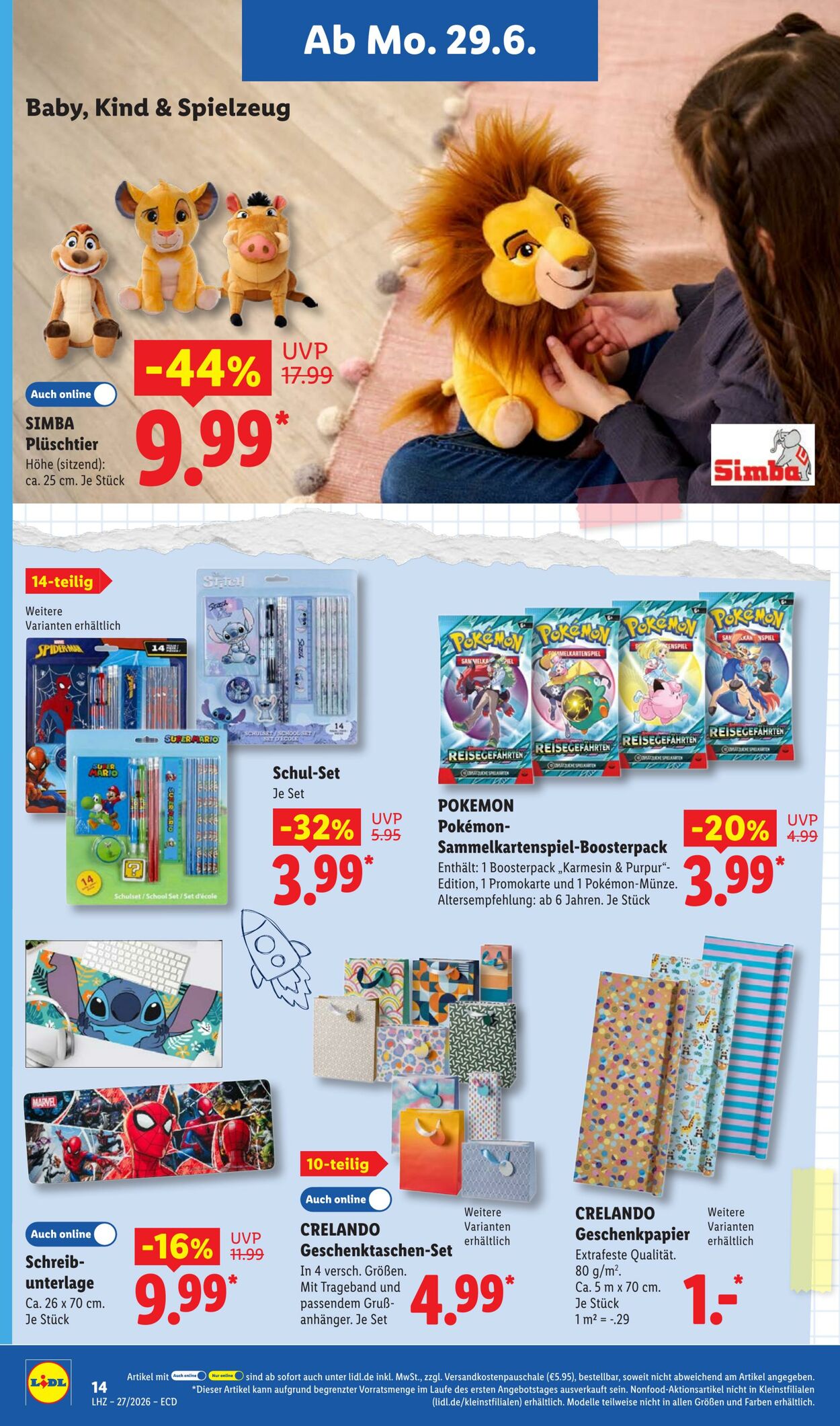 Prospekt Lidl 29.06.2026 - 04.07.2026