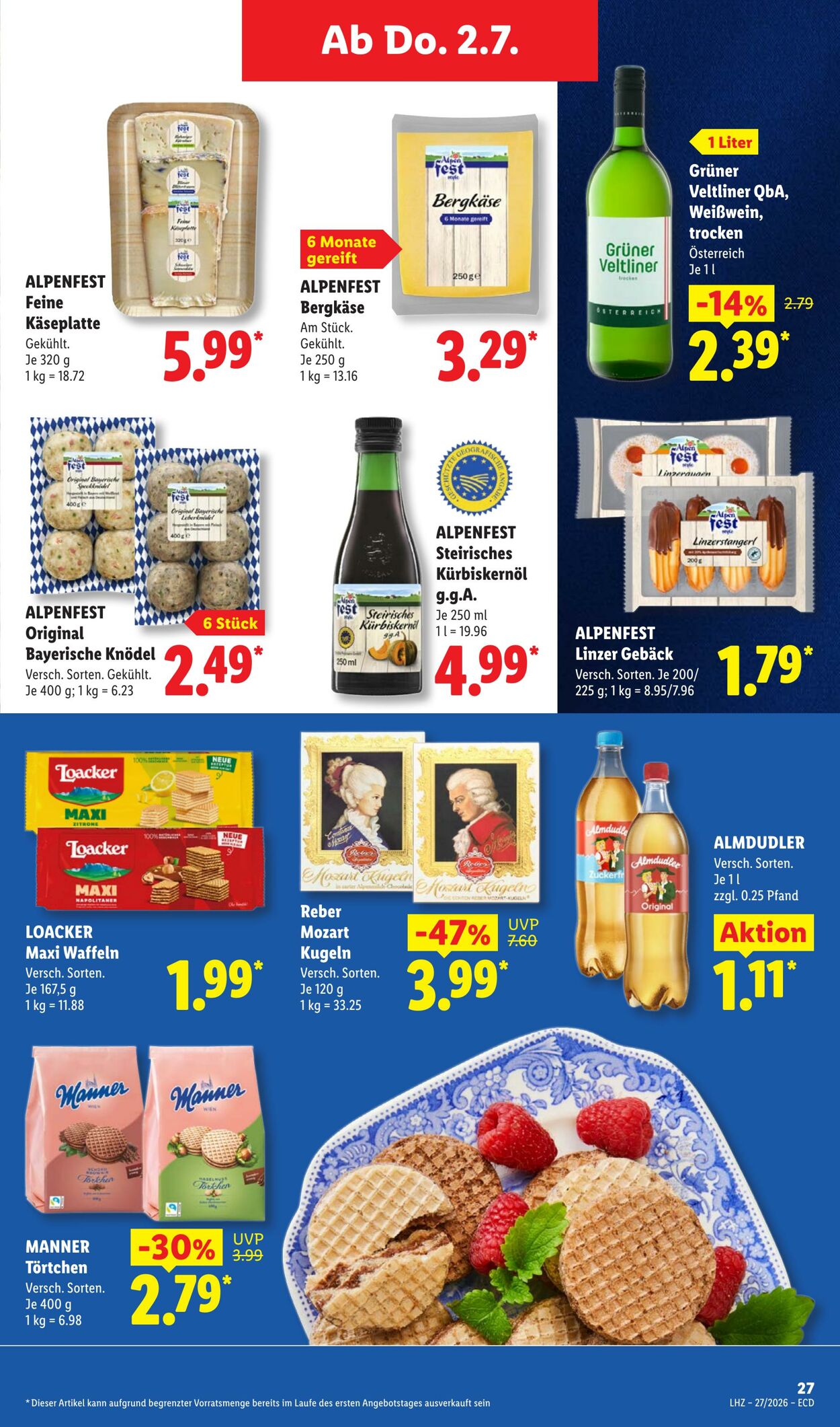 Prospekt Lidl 29.06.2026 - 04.07.2026