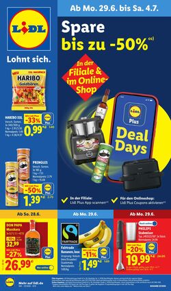 Prospekt Lidl 29.06.2026 - 04.07.2026
