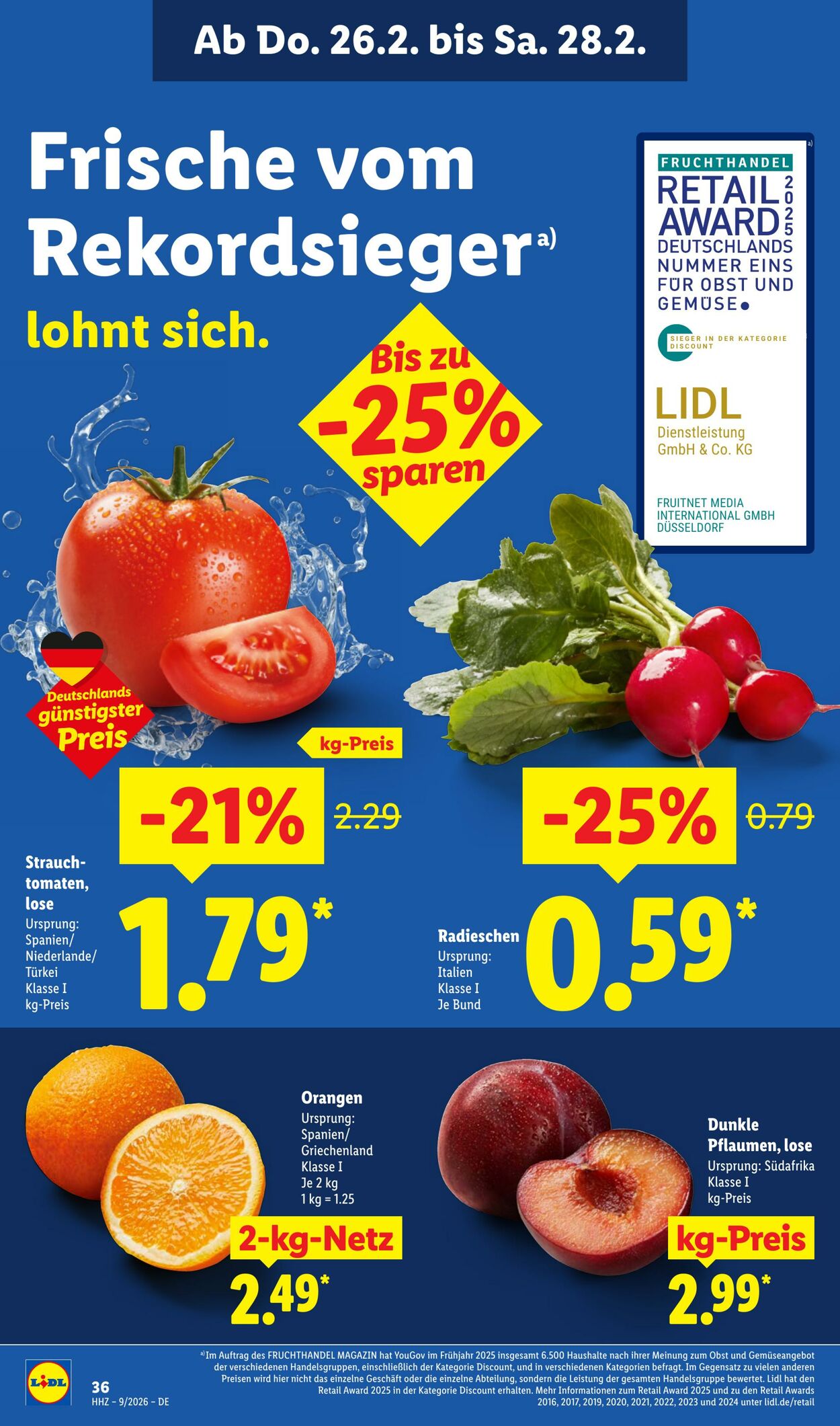Prospekt Lidl 23.02.2026 - 28.02.2026