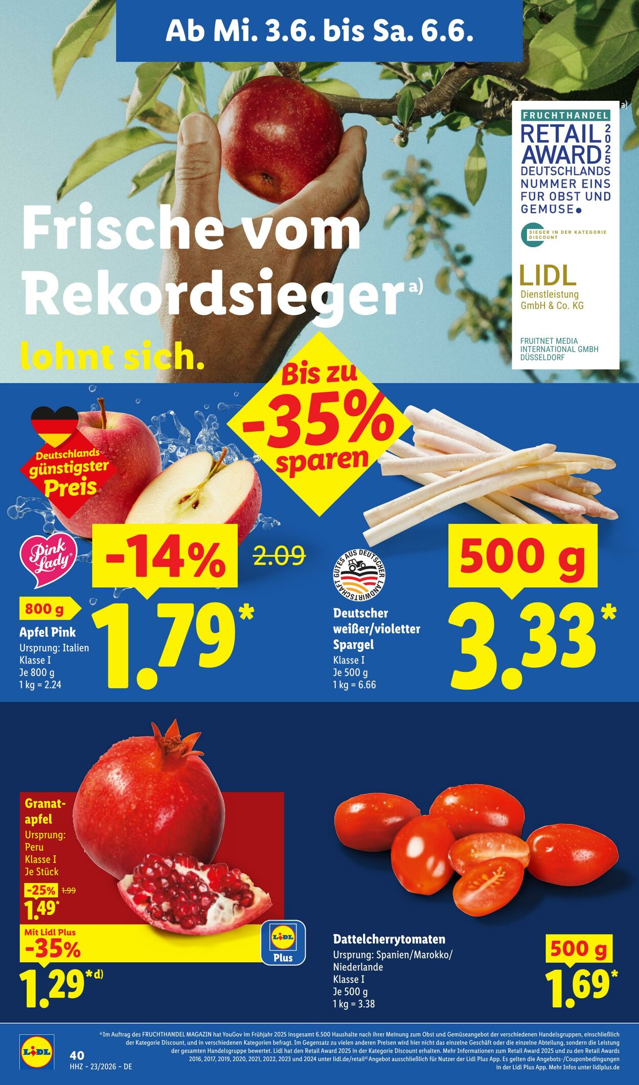 Prospekt Lidl 01.06.2026 - 06.06.2026