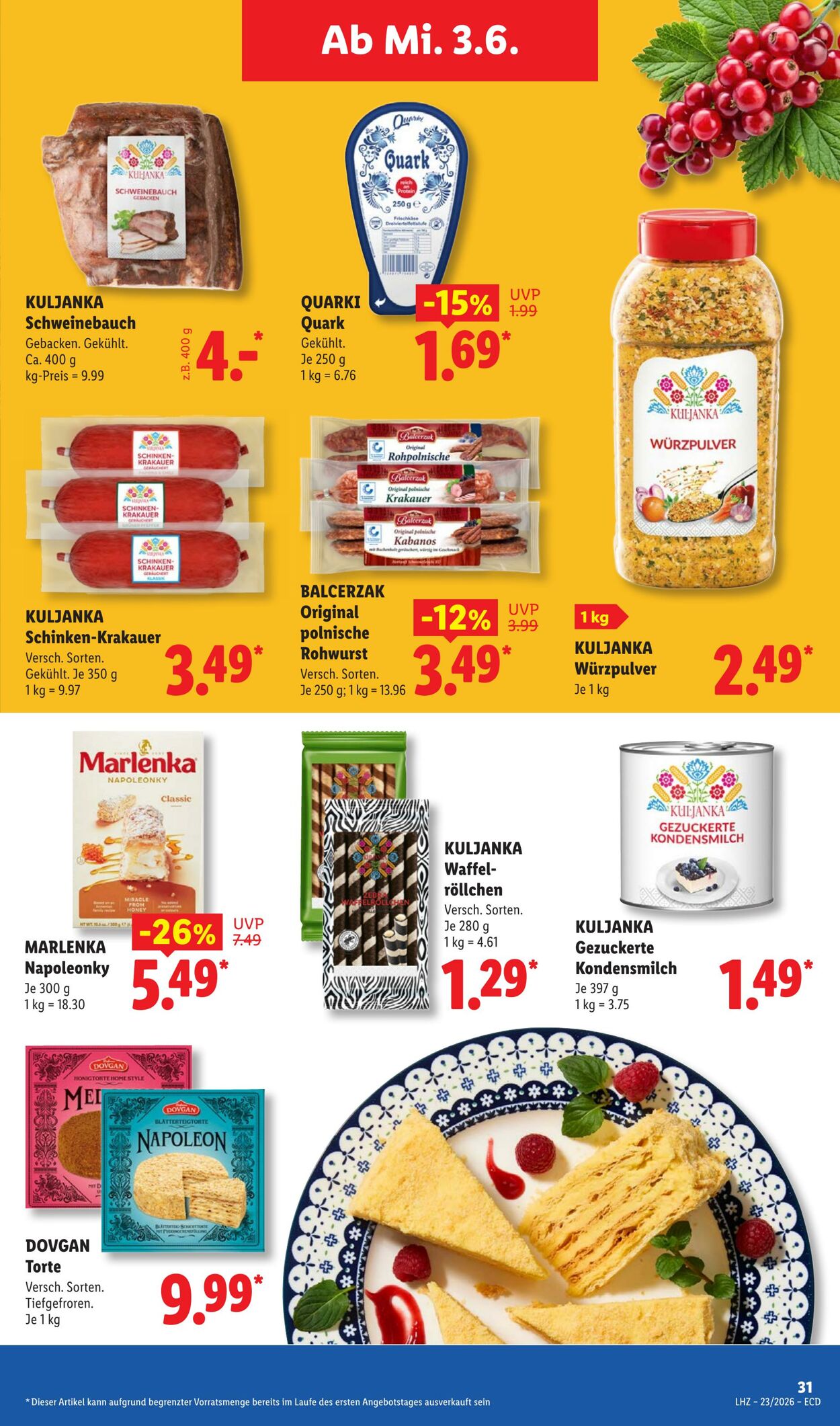 Prospekt Lidl 01.06.2026 - 06.06.2026