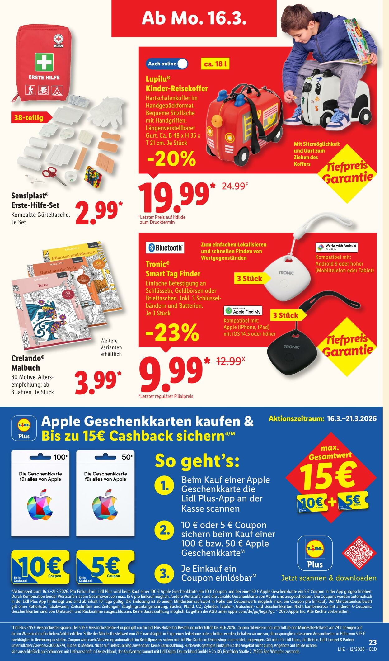 Prospekt Lidl 16.03.2026 - 21.03.2026