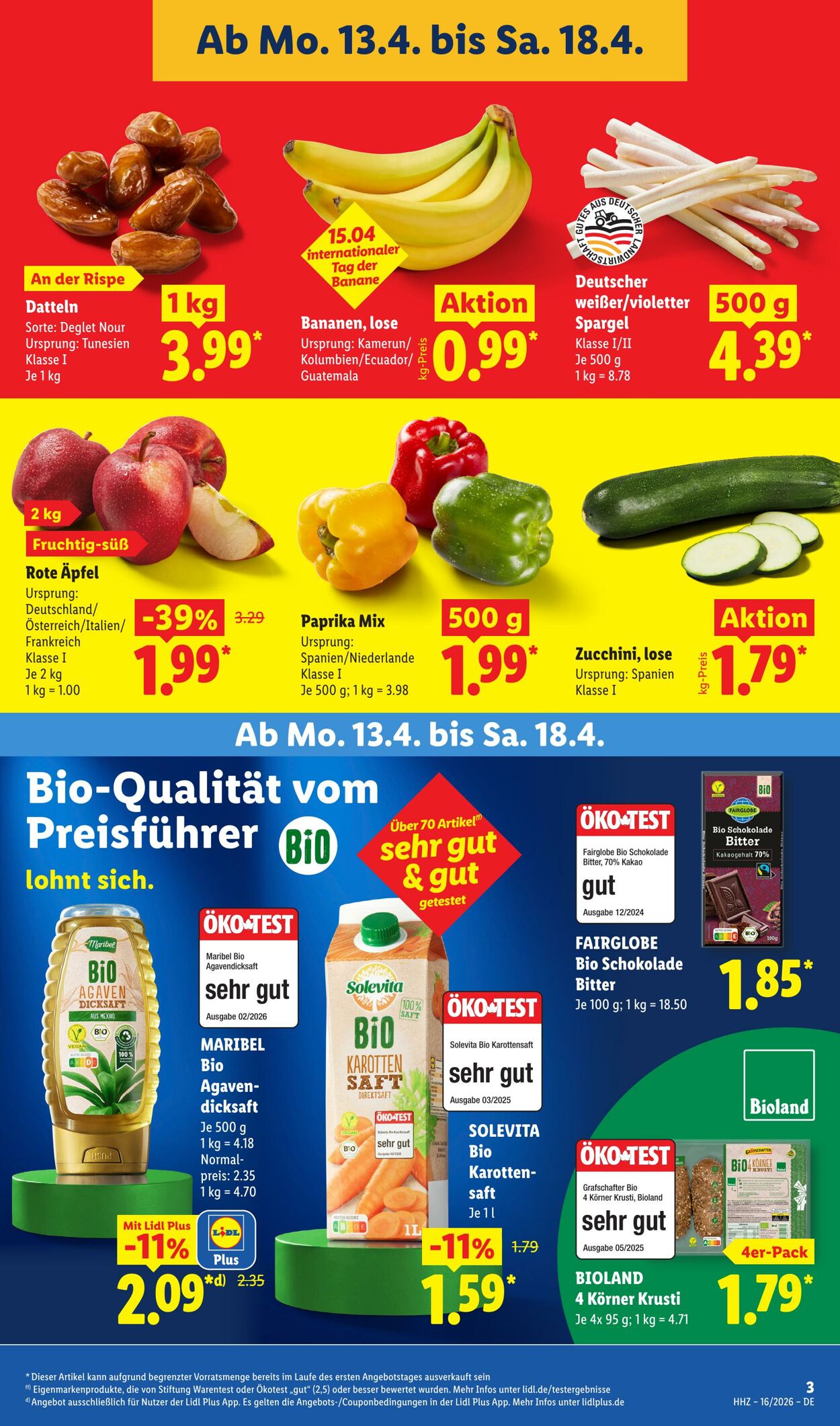 Prospekt Lidl 13.04.2026 - 18.04.2026