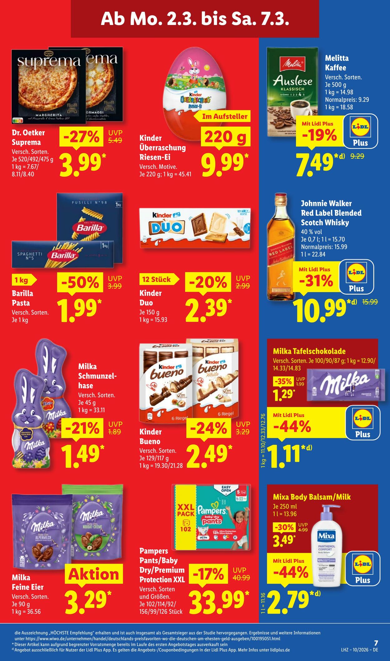 Prospekt Lidl 02.03.2026 - 07.03.2026