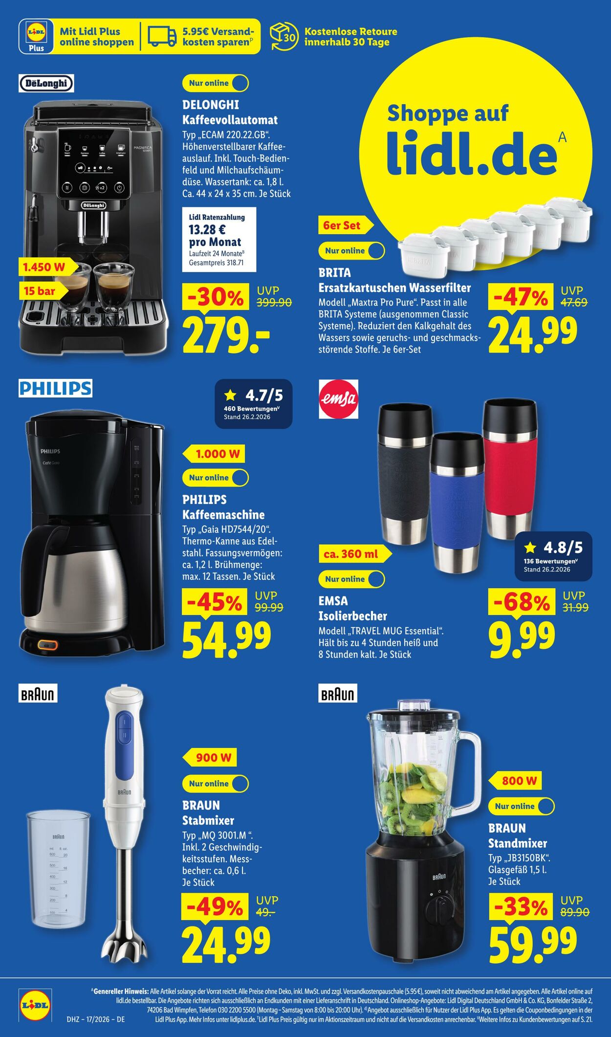 Prospekt Lidl 20.04.2026 - 25.04.2026