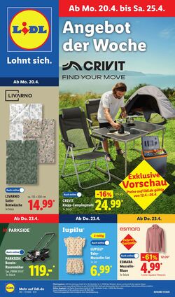 Prospekt Lidl 20.04.2026 - 25.04.2026