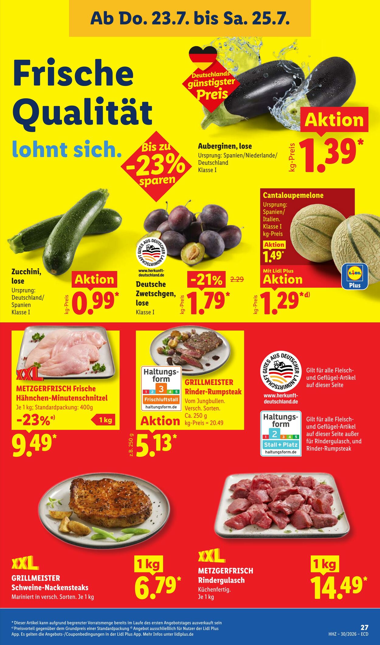 Prospekt Lidl 20.07.2026 - 25.07.2026