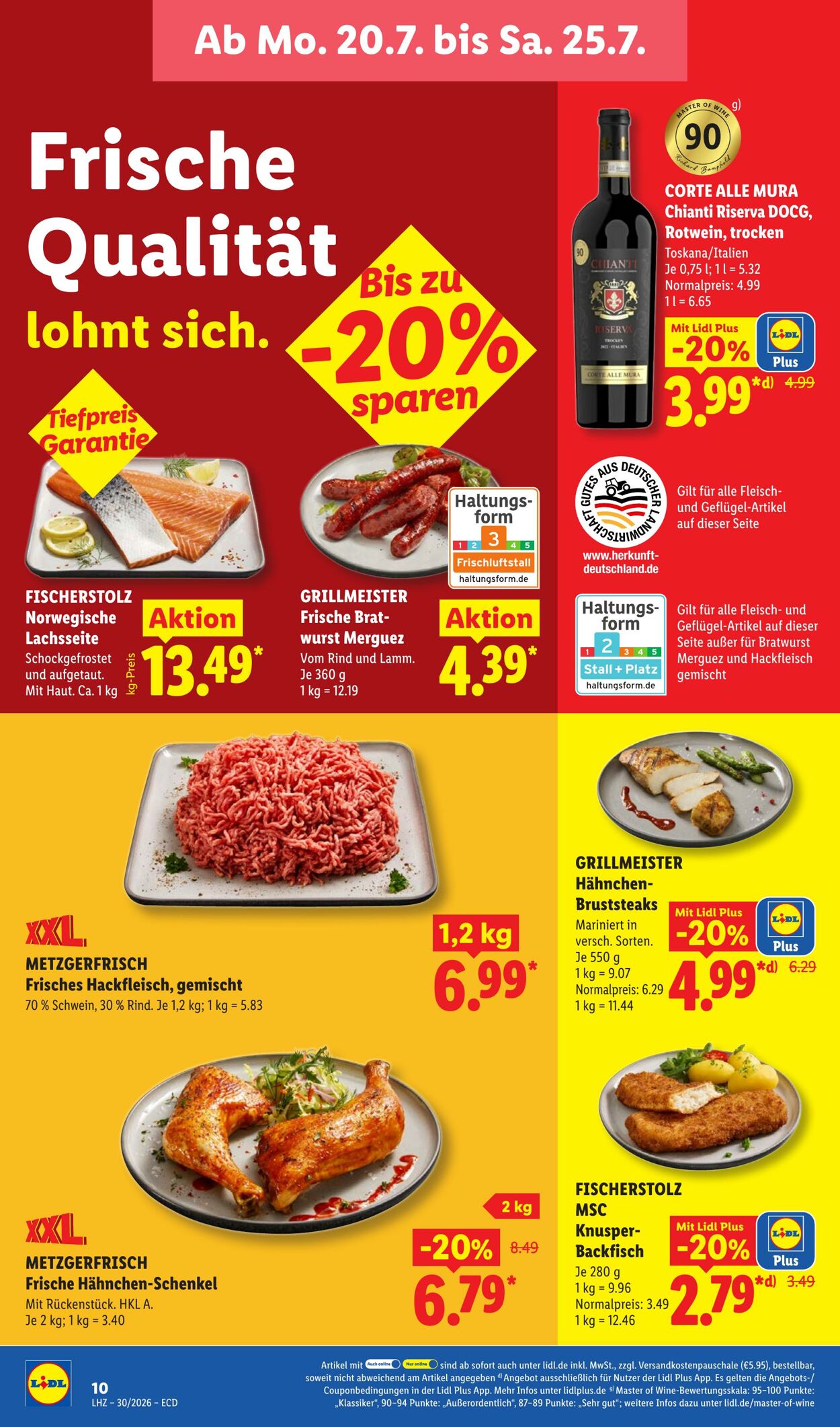 Prospekt Lidl 20.07.2026 - 25.07.2026