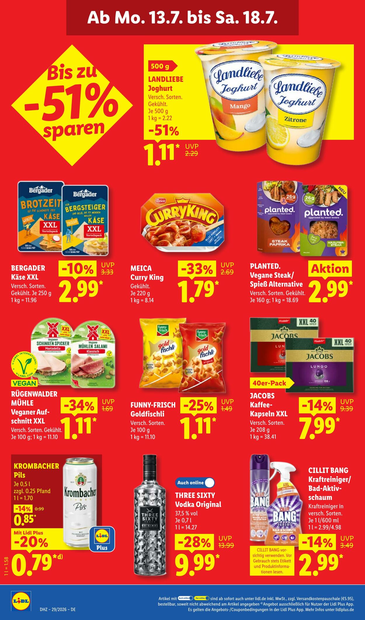 Prospekt Lidl 13.07.2026 - 18.07.2026