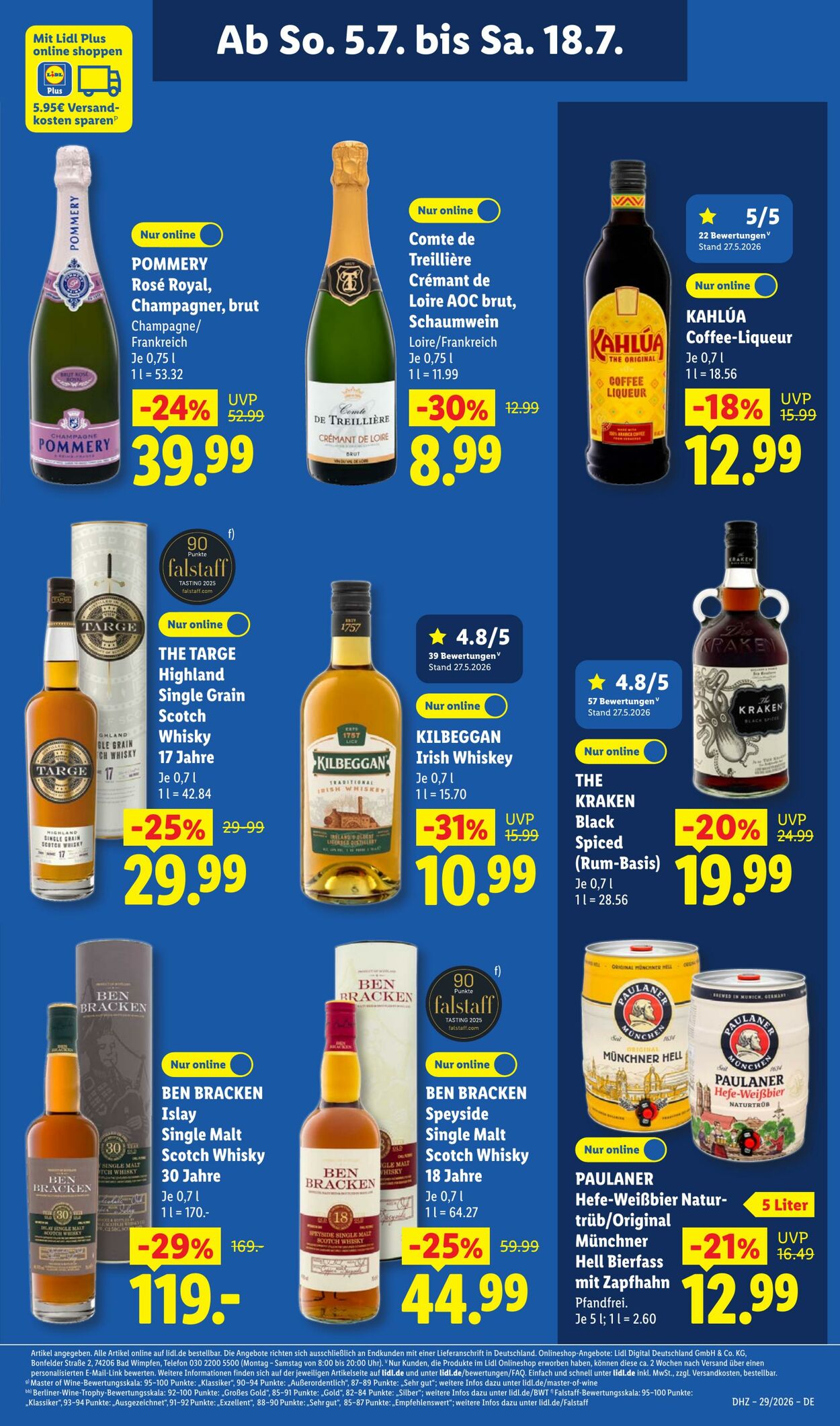 Prospekt Lidl 13.07.2026 - 18.07.2026