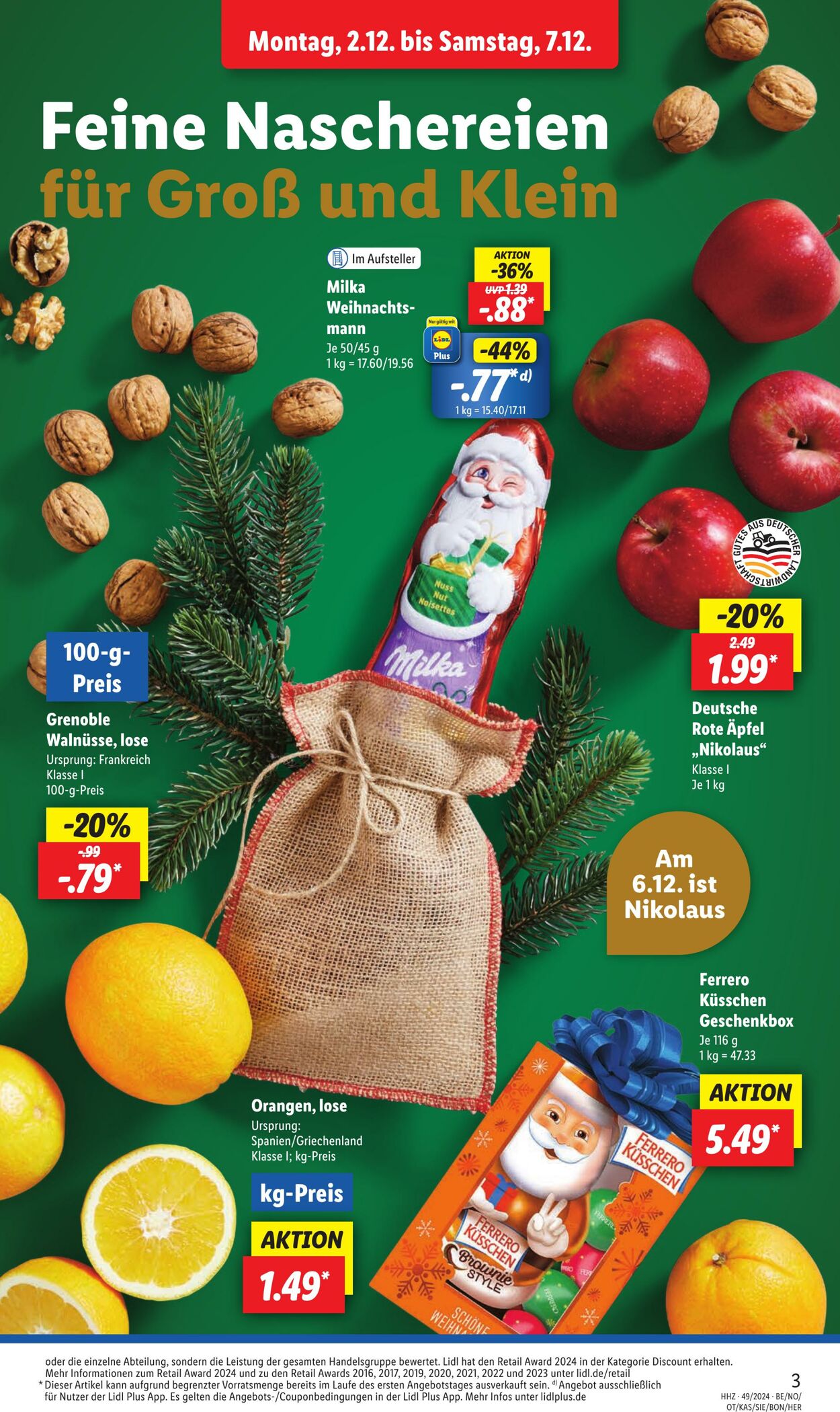 Prospekt Lidl 02.12.2024 - 07.12.2024