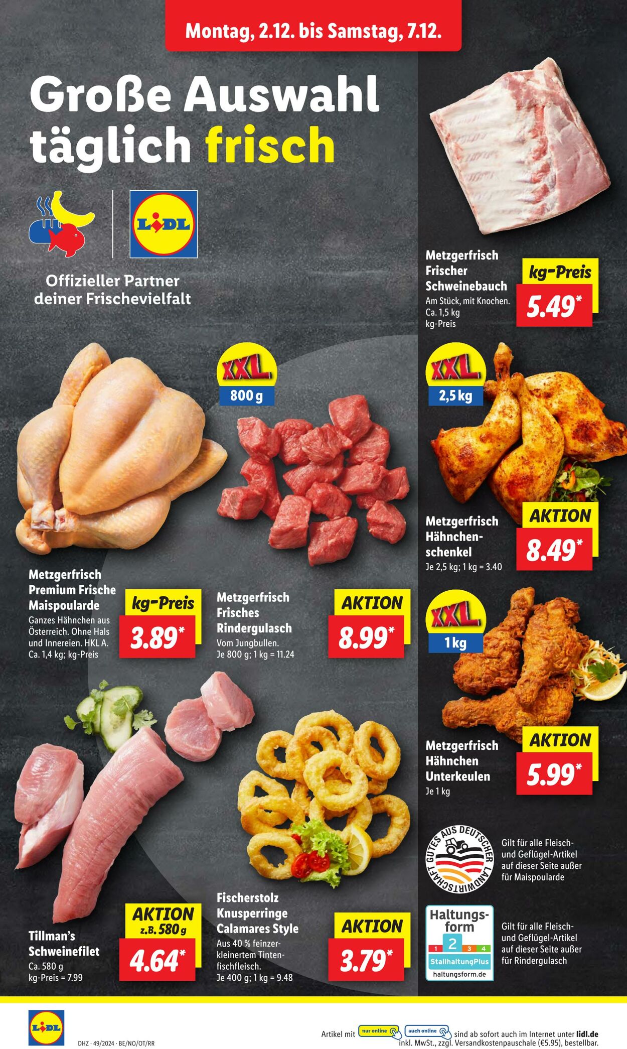 Prospekt Lidl 02.12.2024 - 07.12.2024