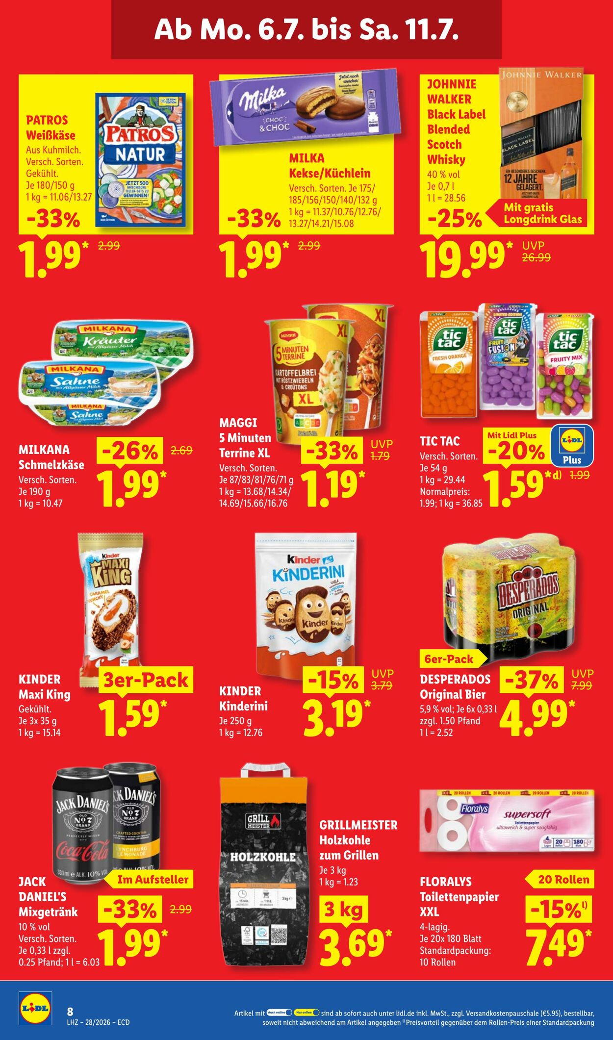 Prospekt Lidl 06.07.2026 - 11.07.2026