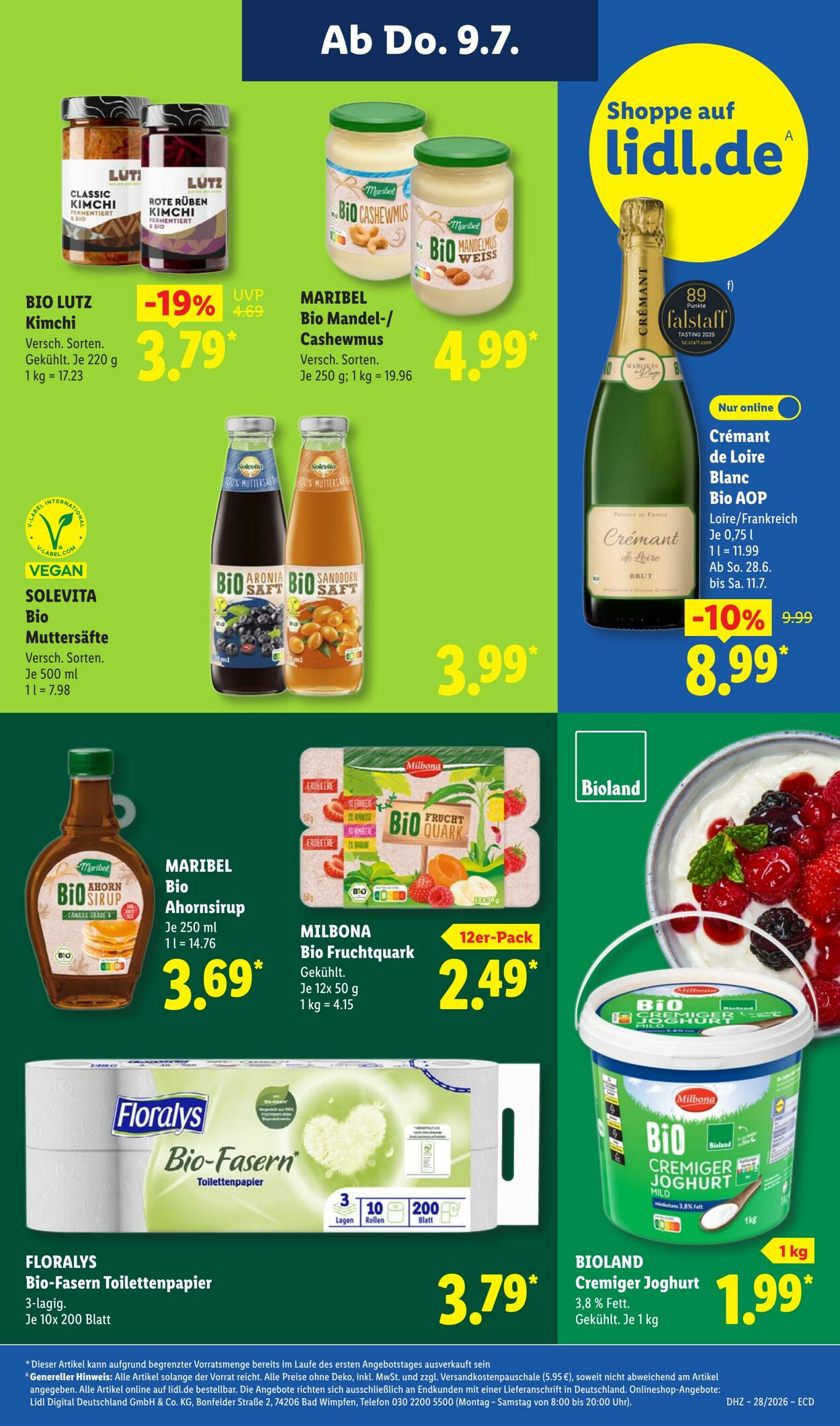 Prospekt Lidl 06.07.2026 - 11.07.2026