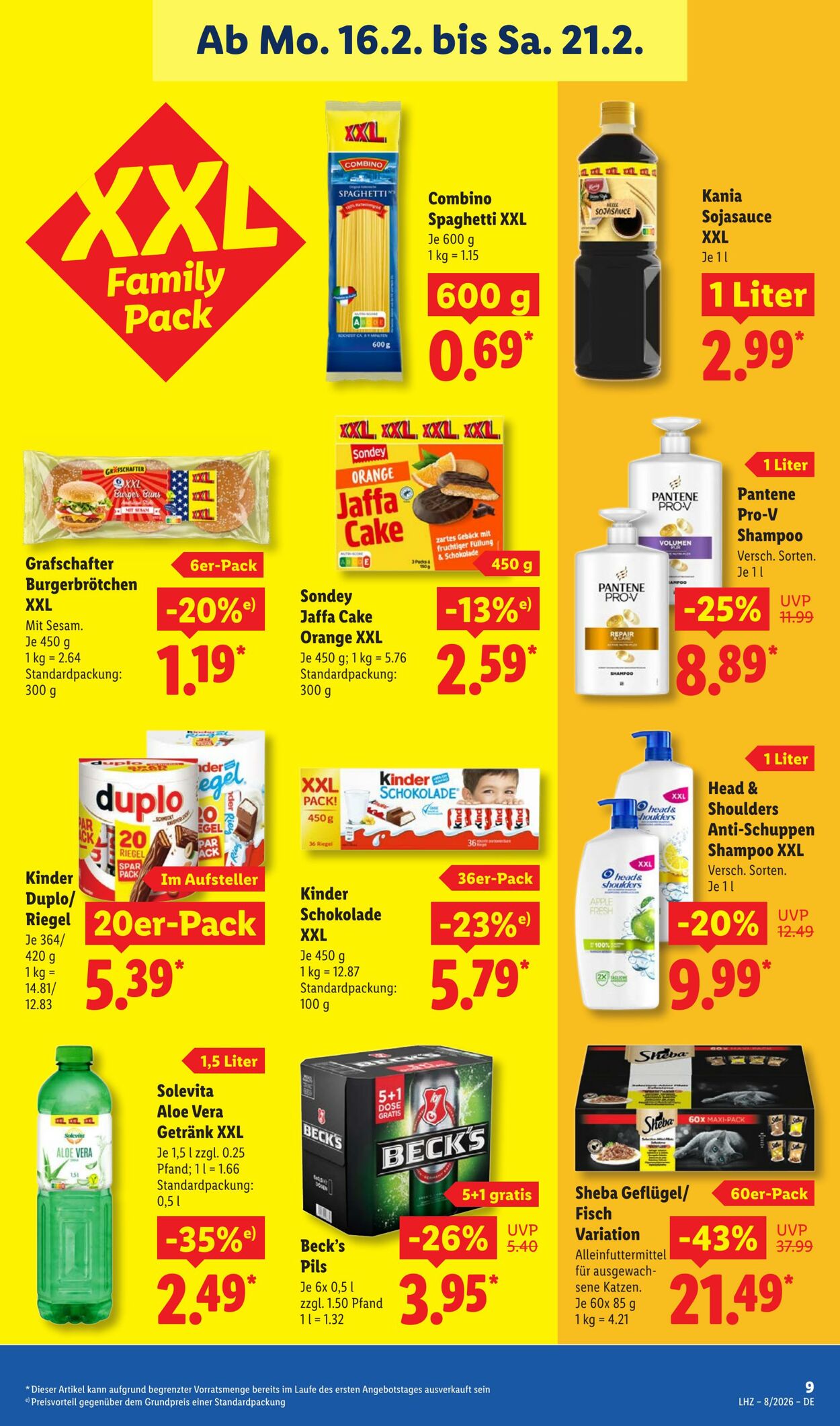 Prospekt Lidl 16.02.2026 - 21.02.2026