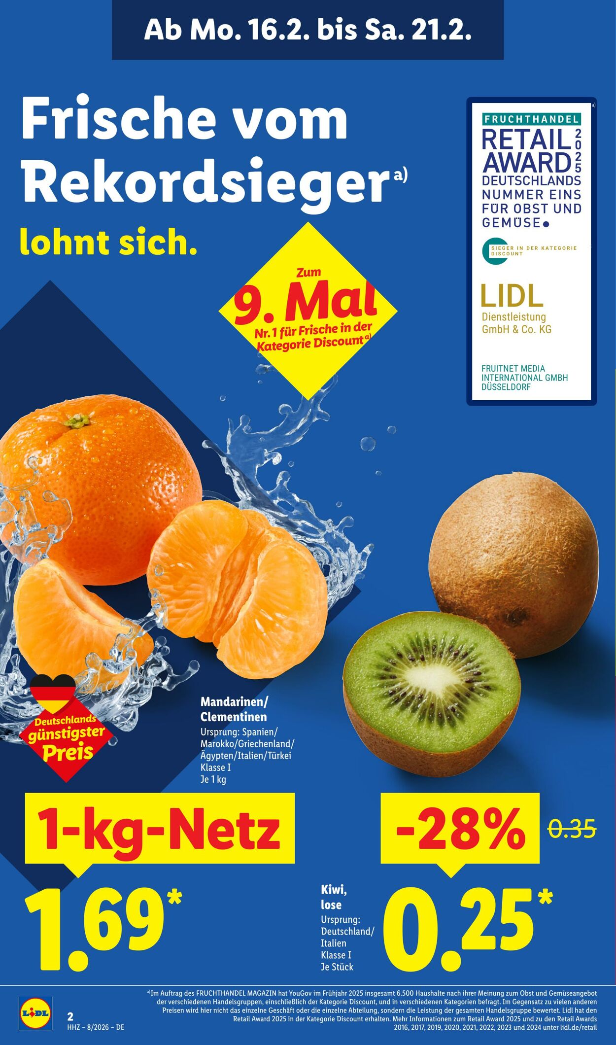 Prospekt Lidl 16.02.2026 - 21.02.2026