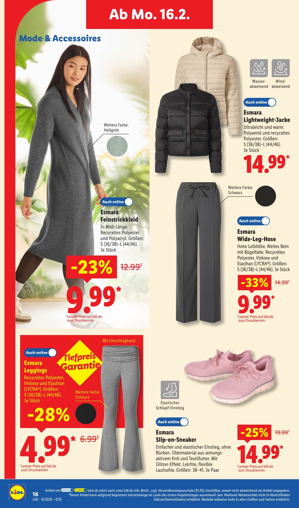 Prospekt Lidl 16.02.2026 - 21.02.2026