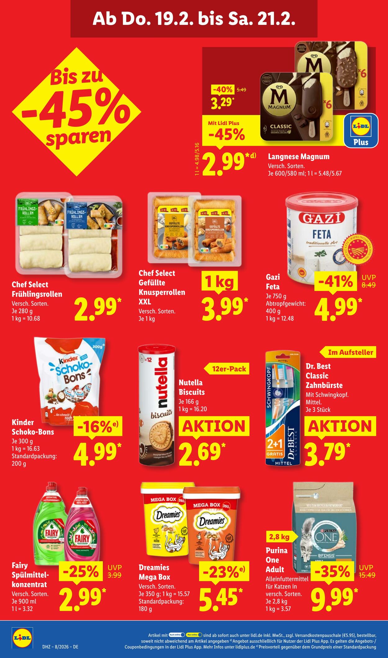 Prospekt Lidl 16.02.2026 - 21.02.2026