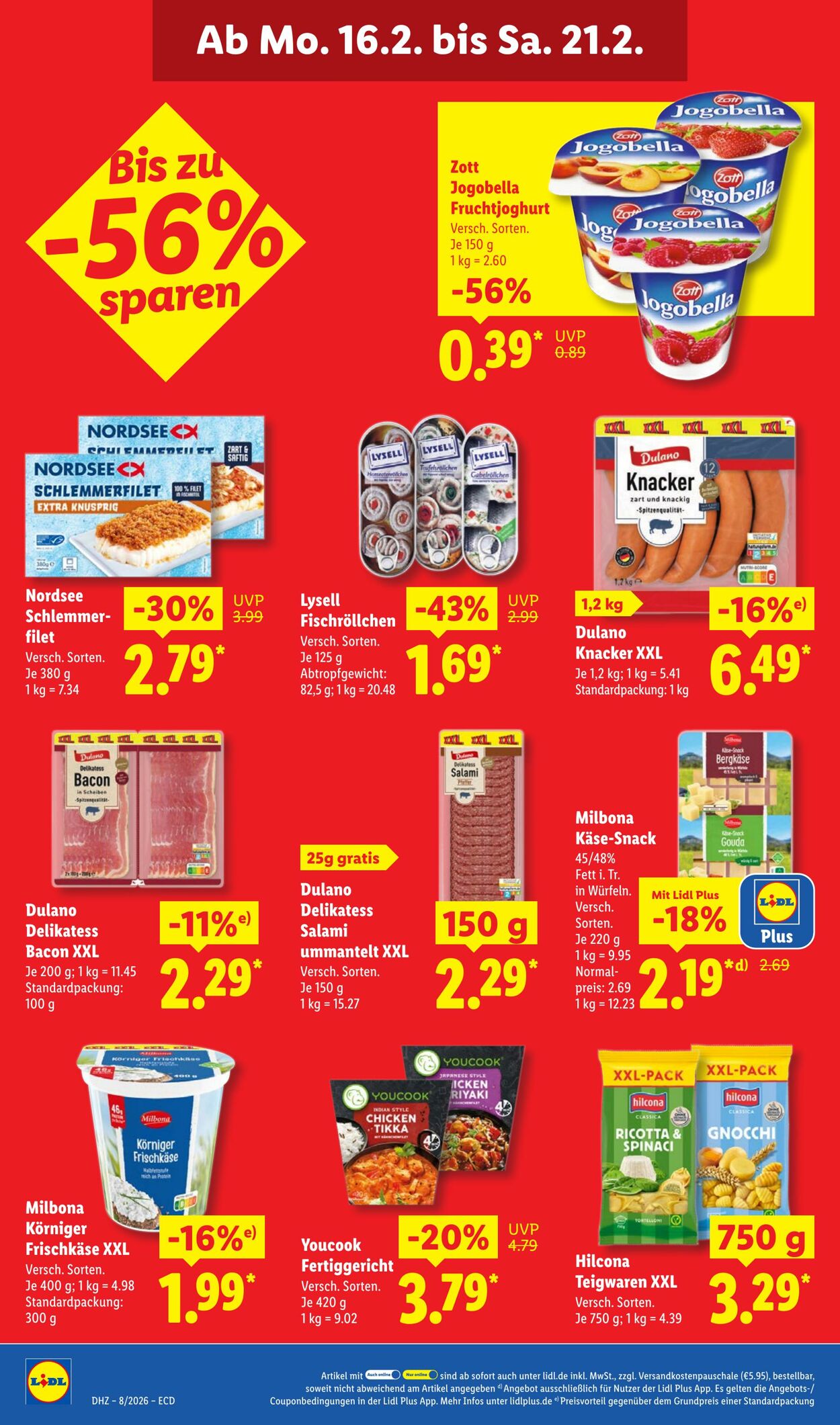 Prospekt Lidl 16.02.2026 - 21.02.2026