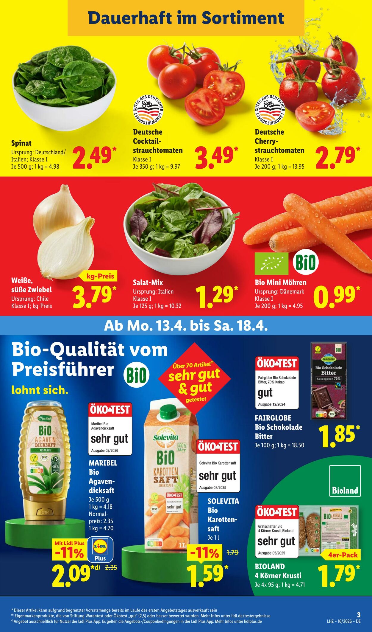 Prospekt Lidl 13.04.2026 - 18.04.2026