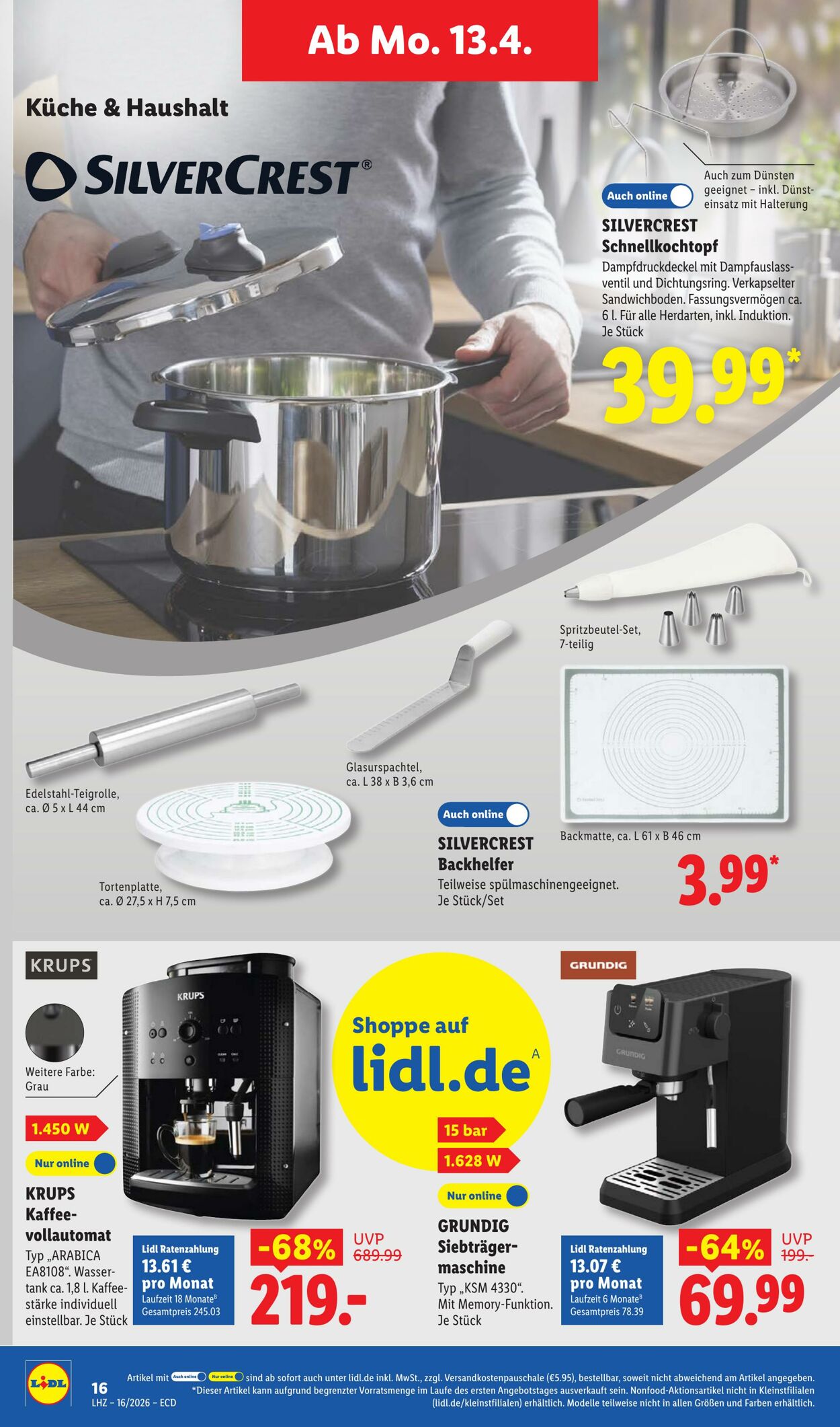 Prospekt Lidl 13.04.2026 - 18.04.2026