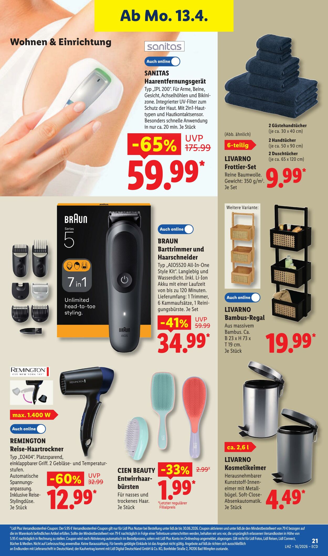 Prospekt Lidl 13.04.2026 - 18.04.2026