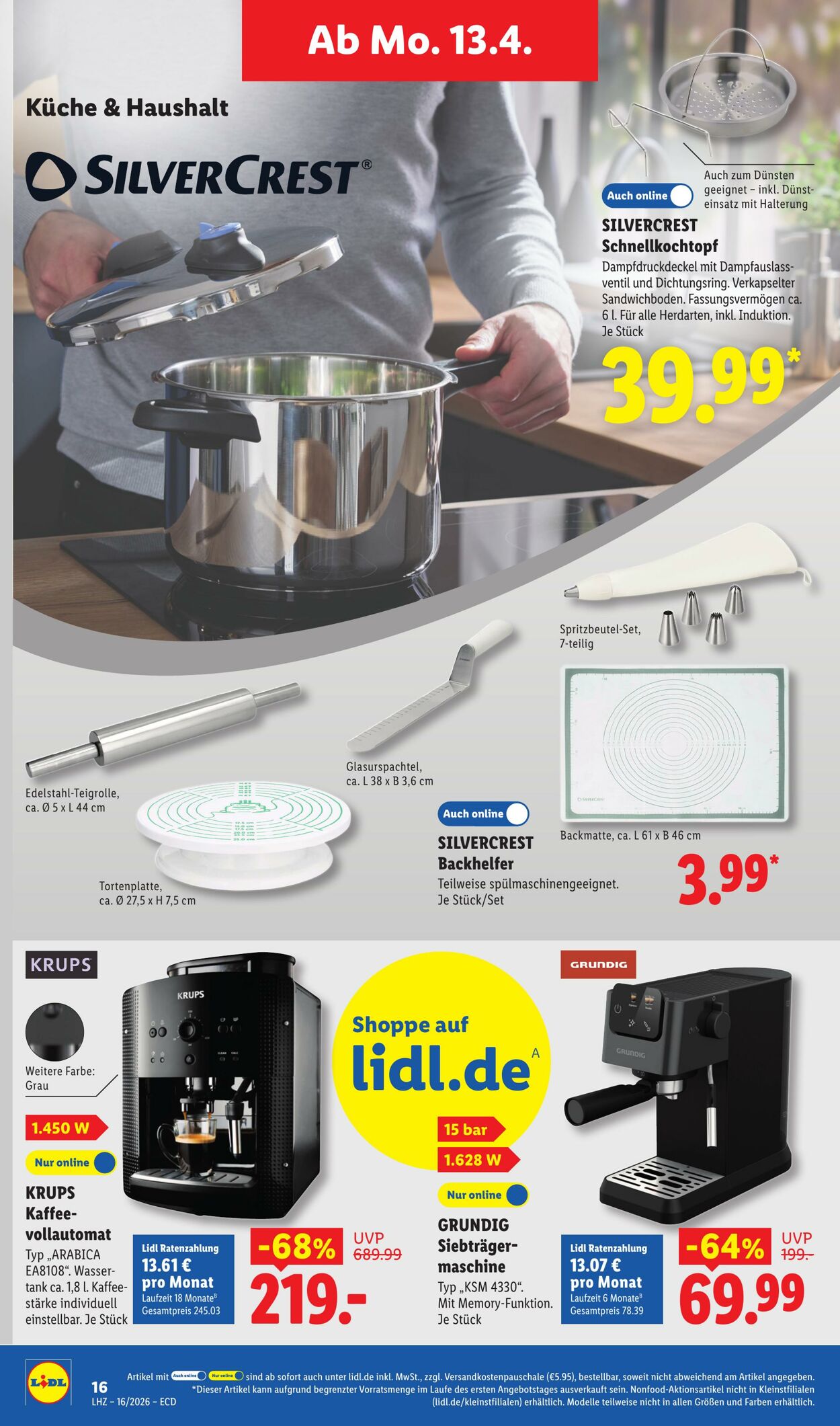 Prospekt Lidl 13.04.2026 - 18.04.2026
