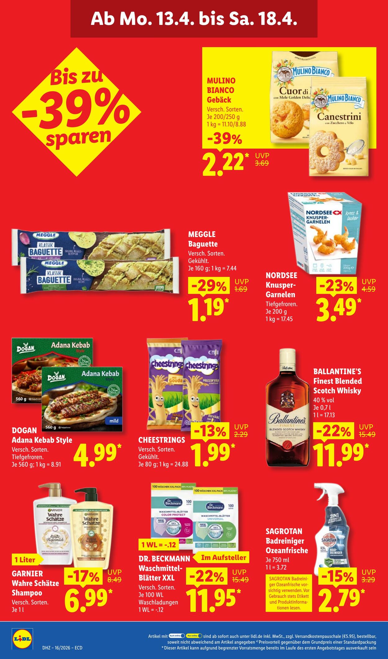 Prospekt Lidl 13.04.2026 - 18.04.2026