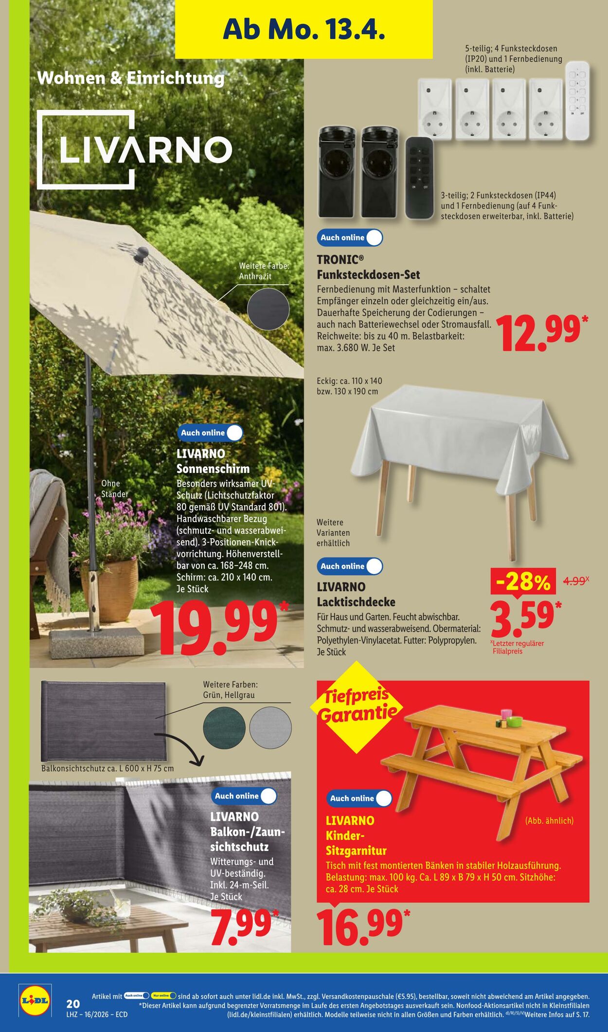 Prospekt Lidl 13.04.2026 - 18.04.2026