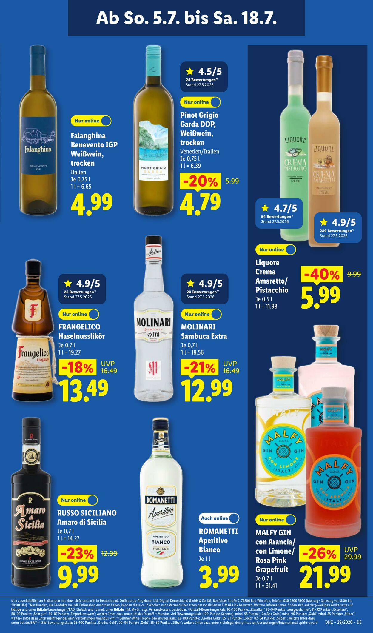 Prospekt Lidl 13.07.2026 - 18.07.2026