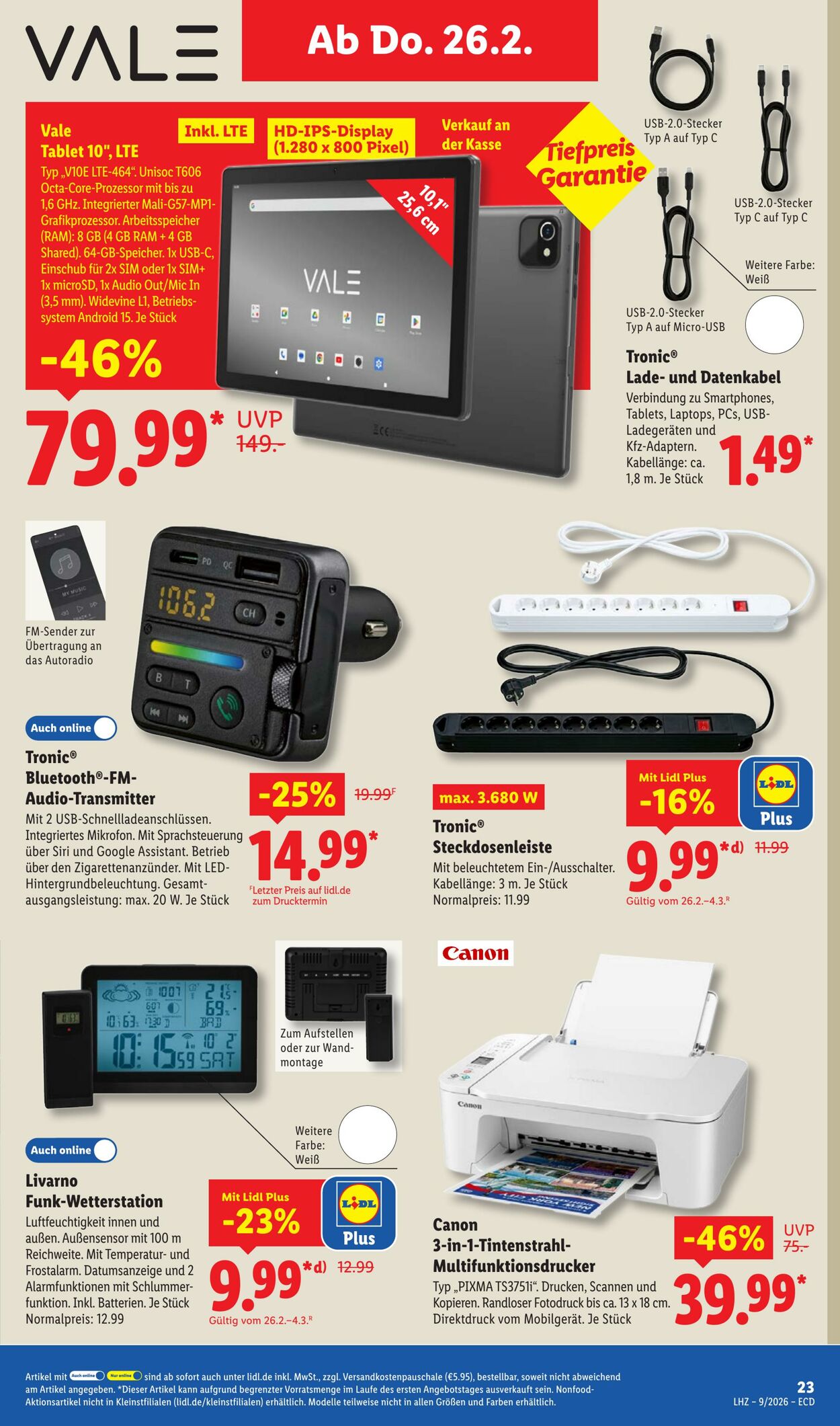 Prospekt Lidl 23.02.2026 - 28.02.2026