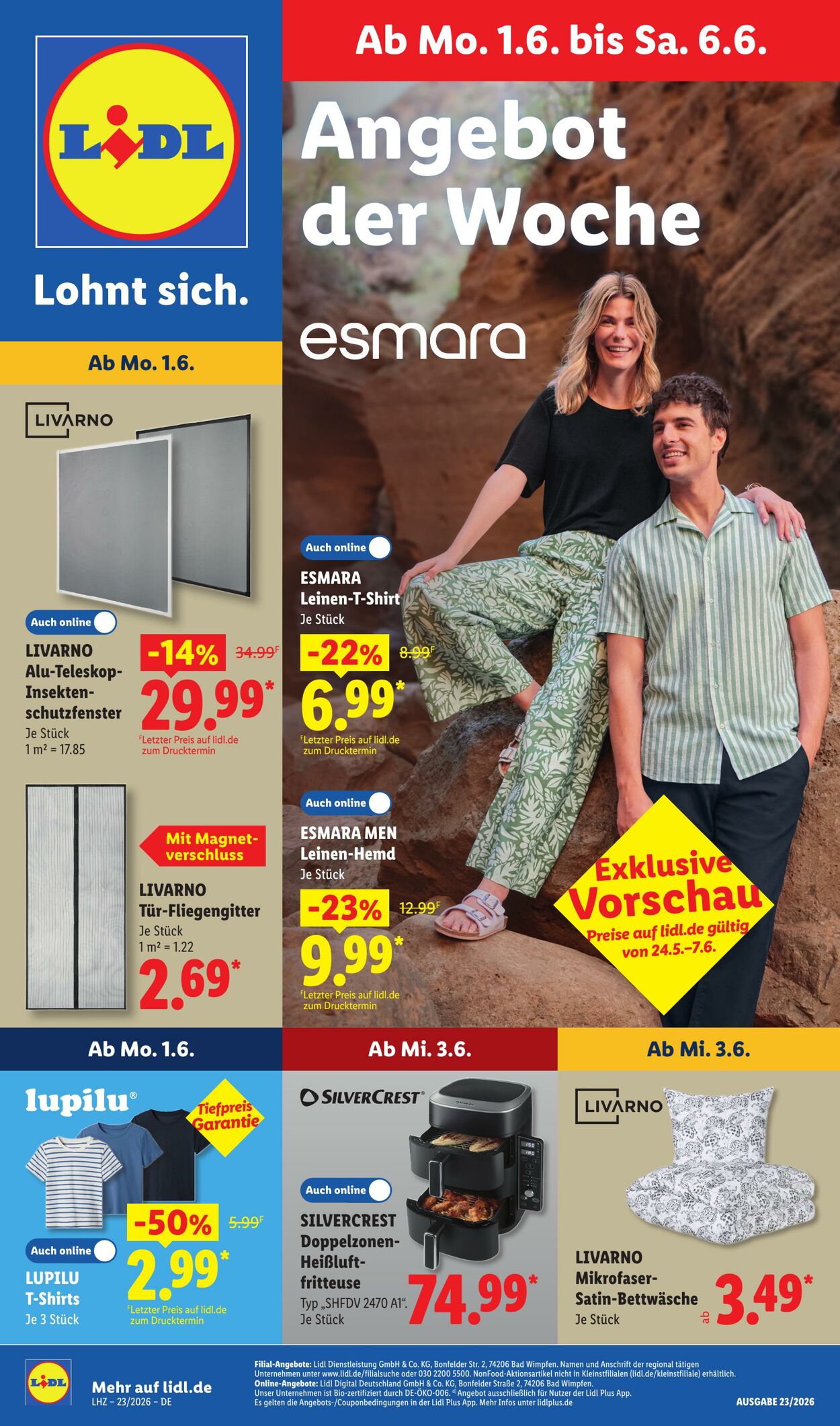Prospekt Lidl 01.06.2026 - 06.06.2026
