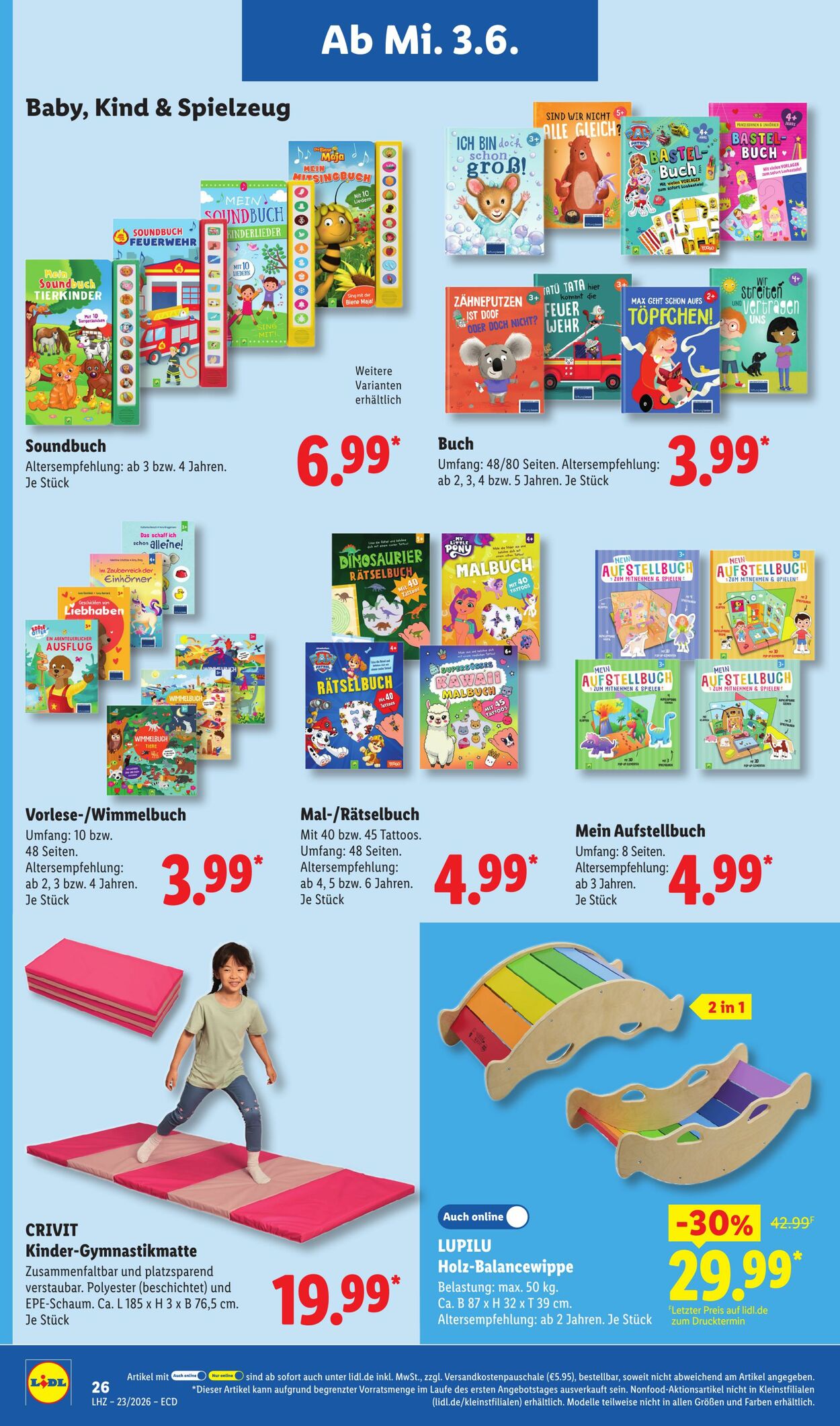 Prospekt Lidl 01.06.2026 - 06.06.2026