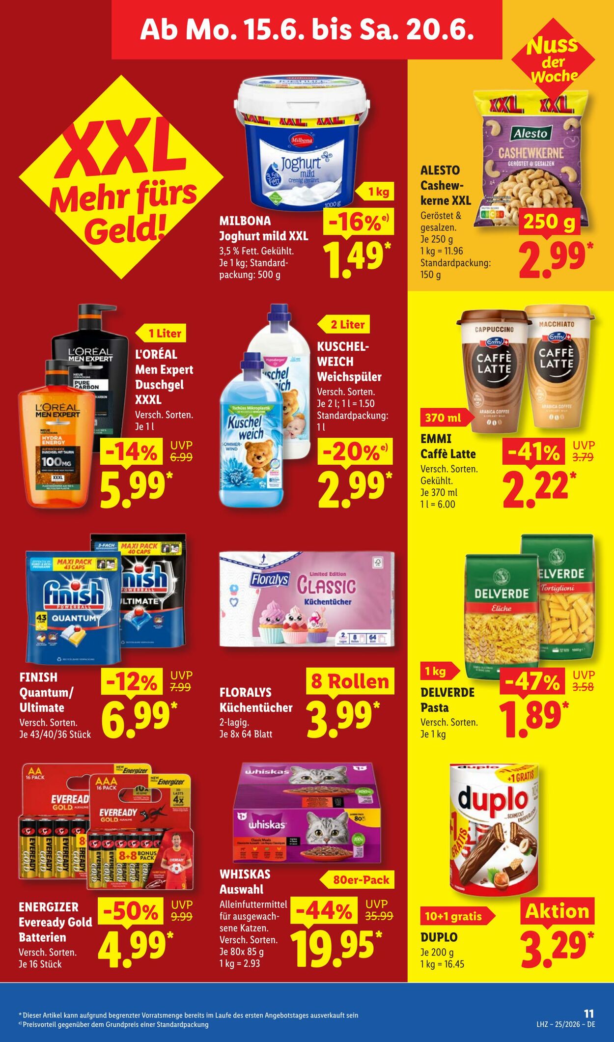 Prospekt Lidl 15.06.2026 - 20.06.2026