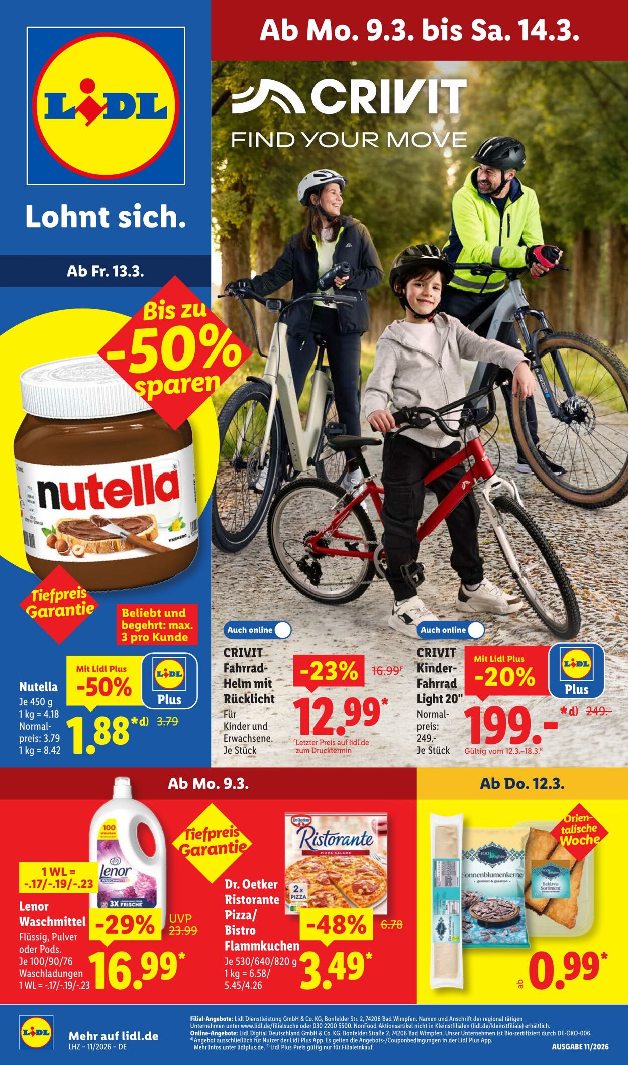 Prospekt Lidl 09.03.2026 - 14.03.2026