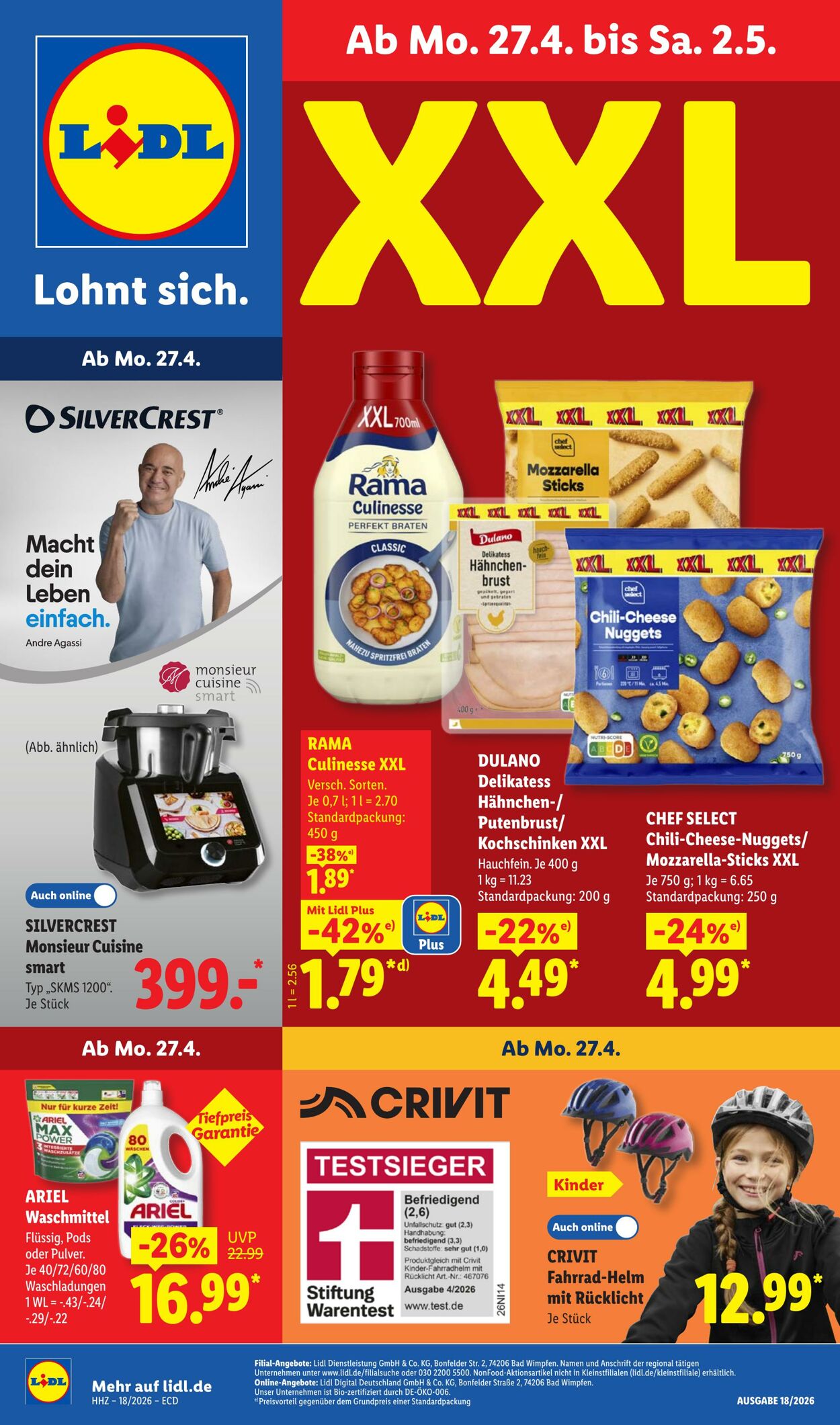 Prospekt Lidl - Aktionsprospekt 27 Apr, 2026 - 2 Mai, 2026