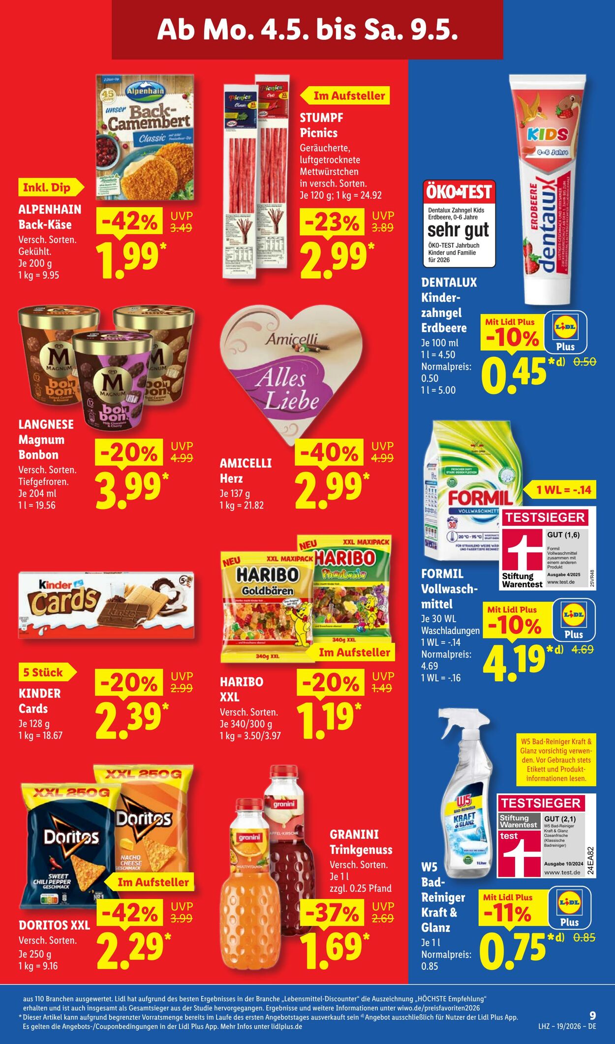 Prospekt Lidl 04.05.2026 - 09.05.2026