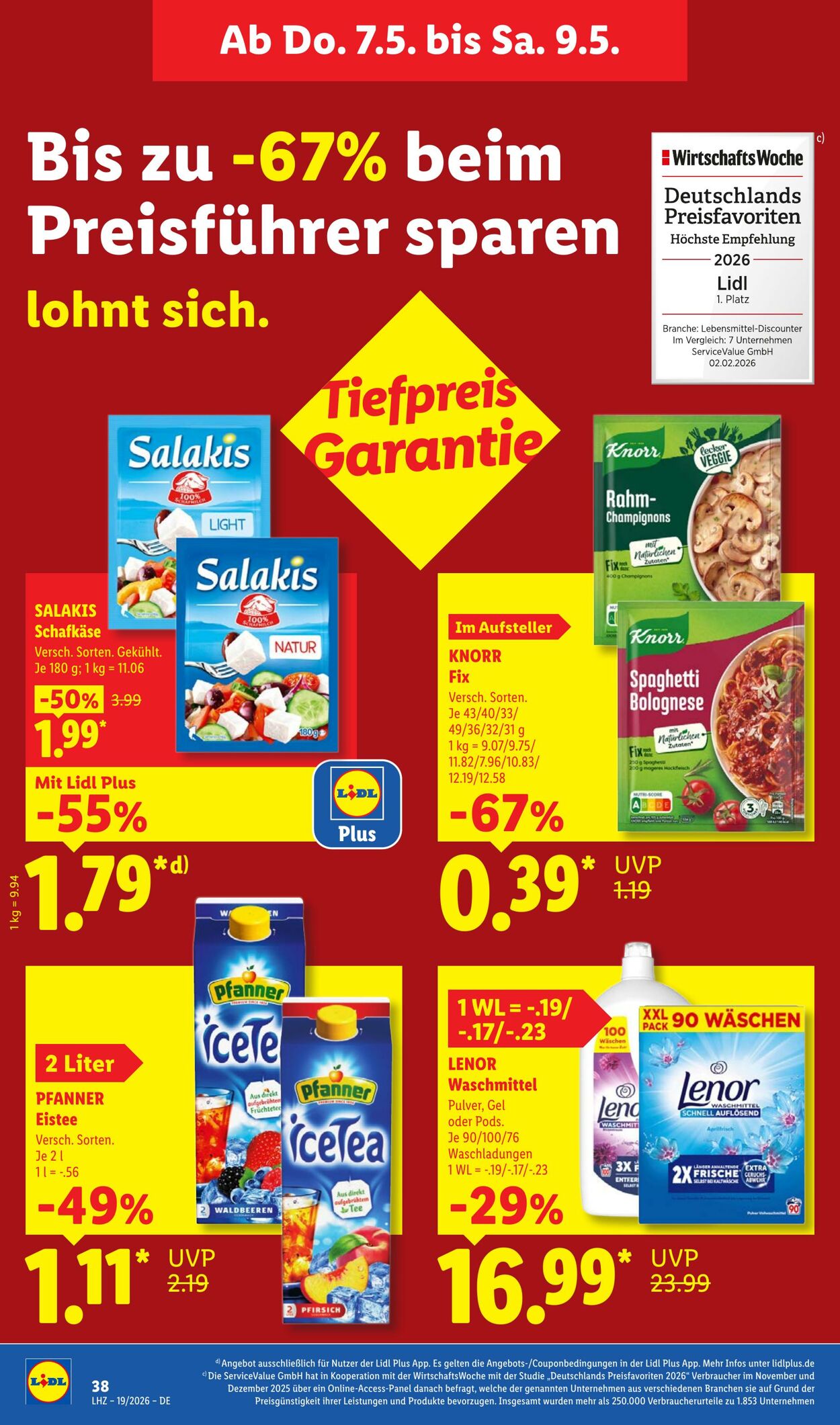 Prospekt Lidl 04.05.2026 - 09.05.2026