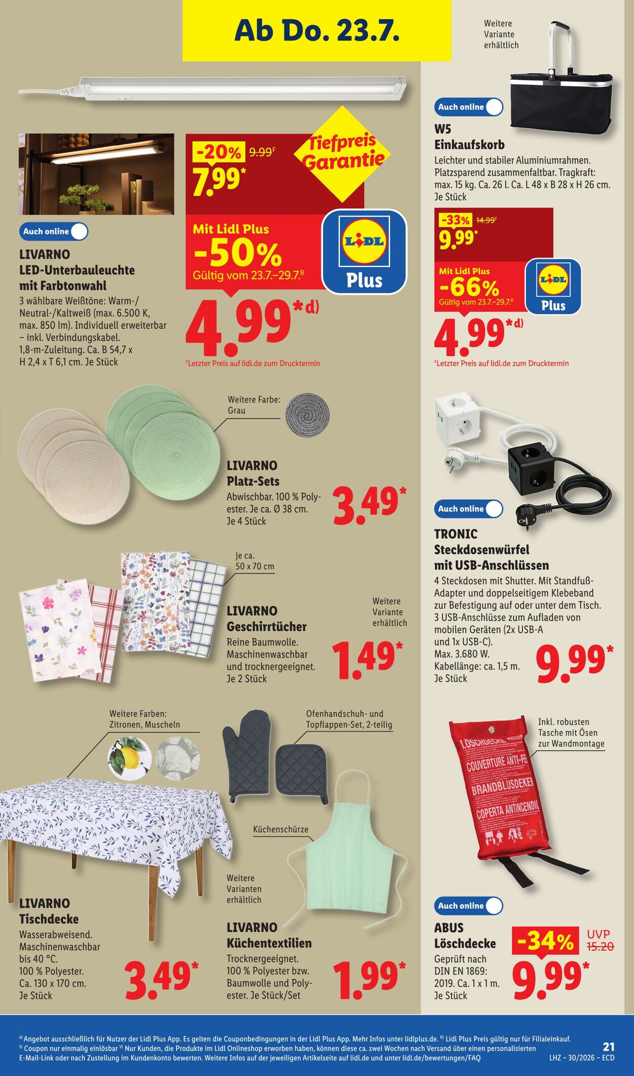 Prospekt Lidl 20.07.2026 - 25.07.2026