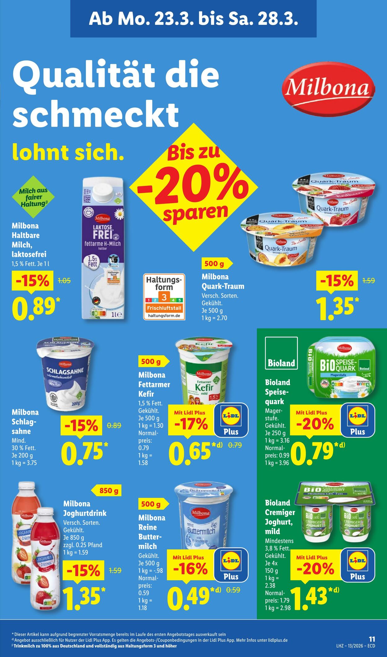 Prospekt Lidl 23.03.2026 - 28.03.2026