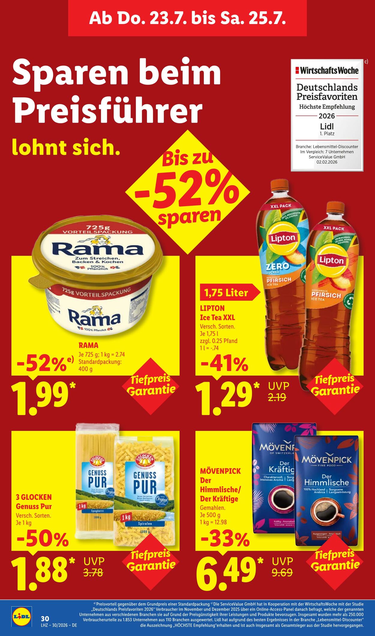 Prospekt Lidl 20.07.2026 - 25.07.2026