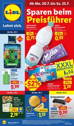 Prospekt Lidl 20.07.2026 - 25.07.2026