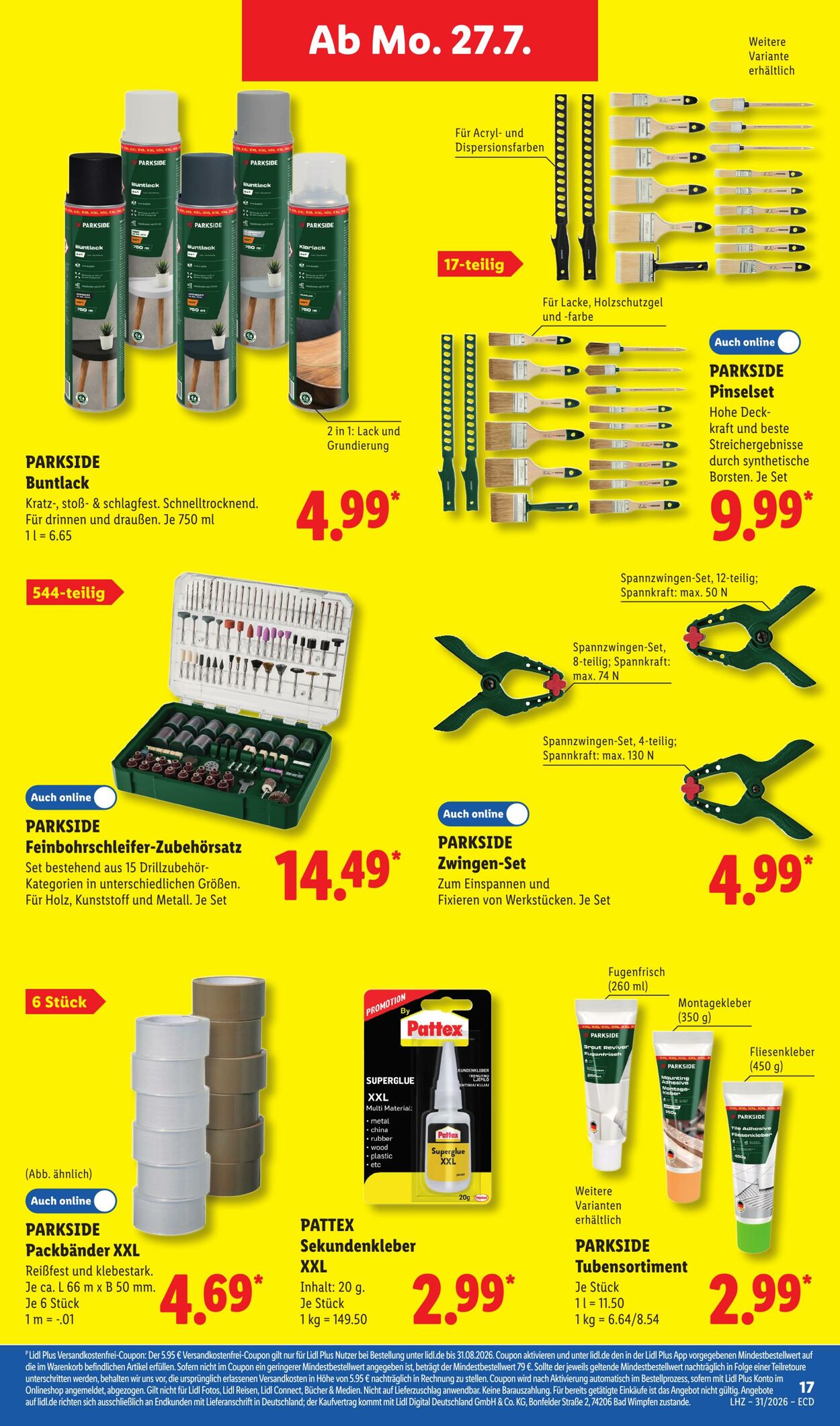 Prospekt Lidl 27.07.2026 - 01.08.2026